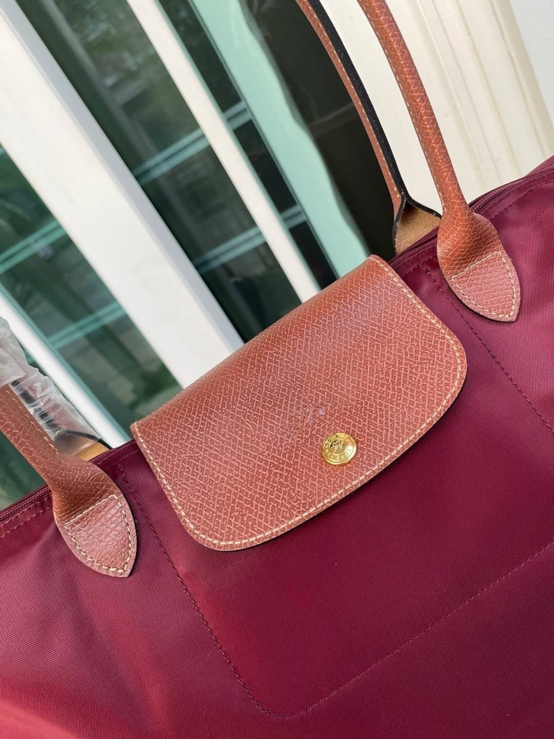 LONGCHAMP LE PLIAGE ORIGINAL SHOULDER BAG L (หูยาว ฝาน้ำตาล) กระเป๋าสะพายไหล่ รุ่น Original มีเอกลักษณ์อันโดดเด่นของรุ่นไอคอนนิค