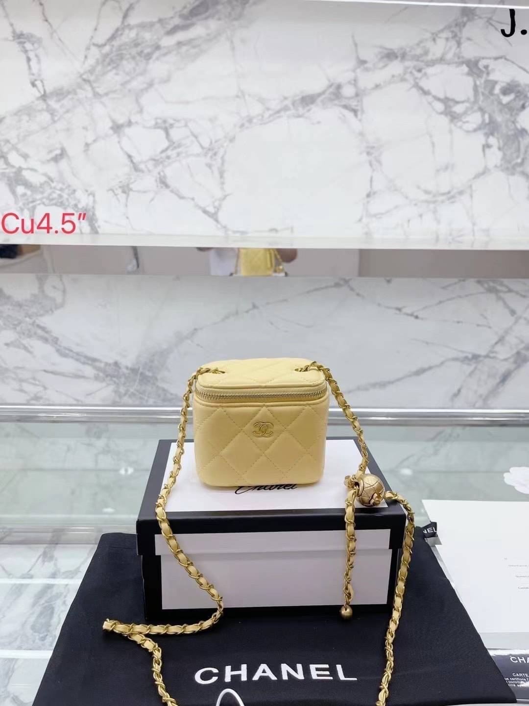 Chanel Pearl Crush Mini Vanity / Chanel Vanity crossbody bag กระเป๋าทรงกล่องใบเล็กน่ารัก งานหนังสวย ตอบโจทย์และครองใจสาวๆ ได้อย่างแท้จริง