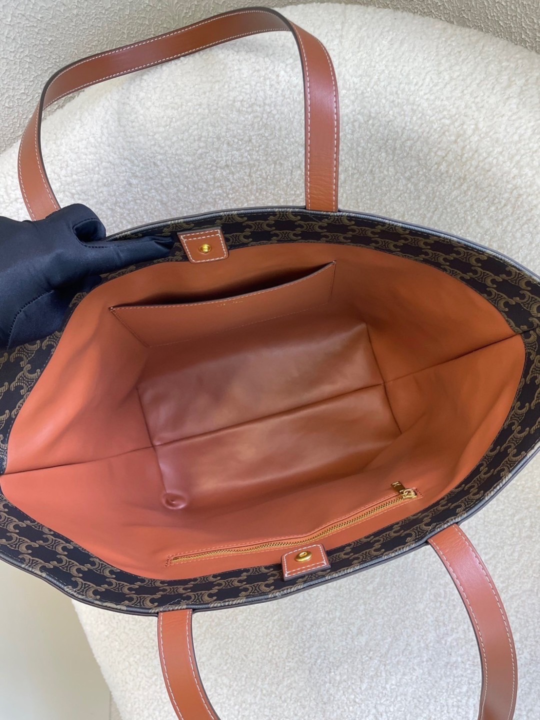 ELINE MEDIUM CABAS ANAÏS CUIR TRIOMPHE in Grained / Celine Tote Bag กระเป๋าสะพายทรงโท้ท ใบใหญ่จะสัมภาระได้เยอะ สวยคลาสสิค เกรดออริ 1:1