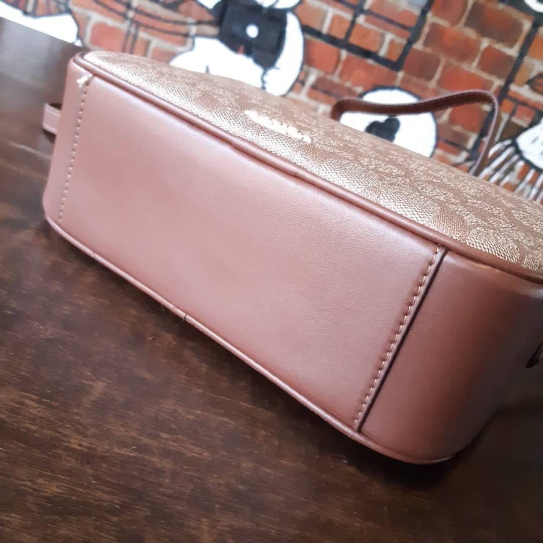 COACH F68168 JES CROSSBODY IN SIGNATURE CANVAS รุ่นยอดฮิต!! กระเป๋าสะพายข้าง รุ่น 2 ซิป ใบใหญ่จุใจ สีคลาสสิคขายดี!!