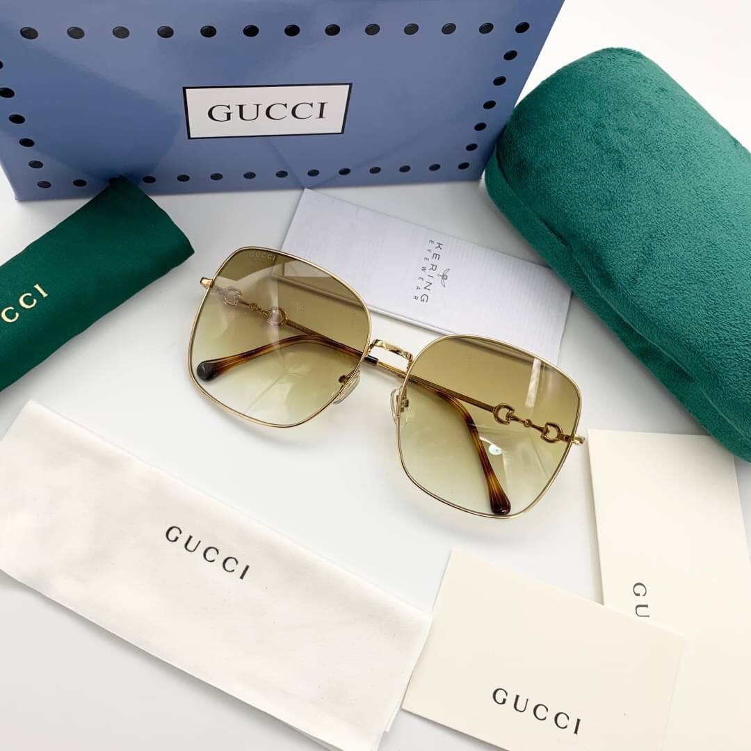 GUCCI SUNGLASSES แว่นตากันแดดชาแนล เกรดออริจินอล 1:1 งานสวยสุด คุณภาพดี Hi-quality กันแดดเต็มประสิทธิภาพ UV protection ภาพถ่ายจากสินค้าจริง