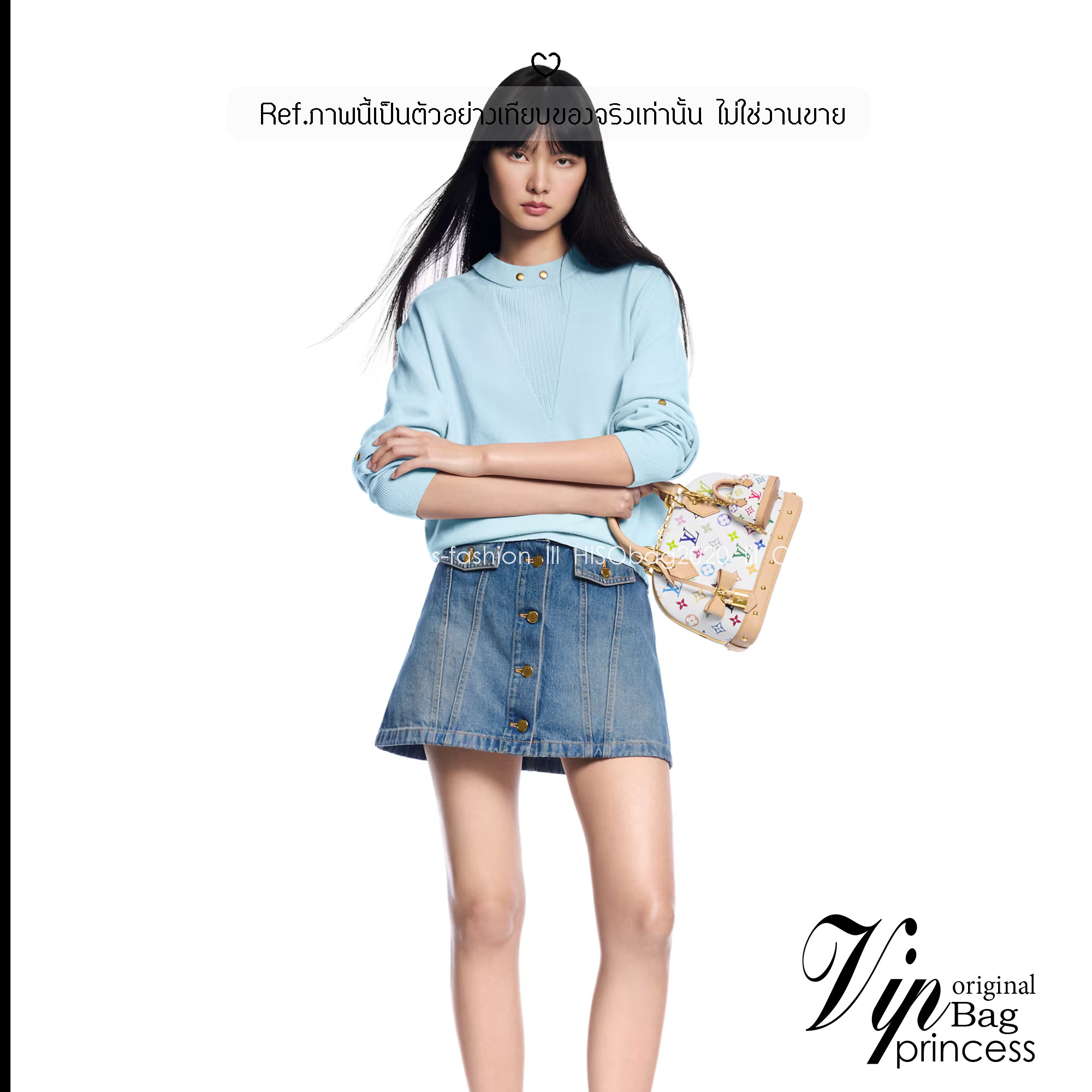 ORI หนังแท้ | LV x TM Alma BB Multicolored Monogram Keybell กระเป๋าสะพายทรงอัลม่าที่ใครเห็นต้องเป็นหลงรัก คอลใหม่ดีไซน์เฉดสีสันสดใส