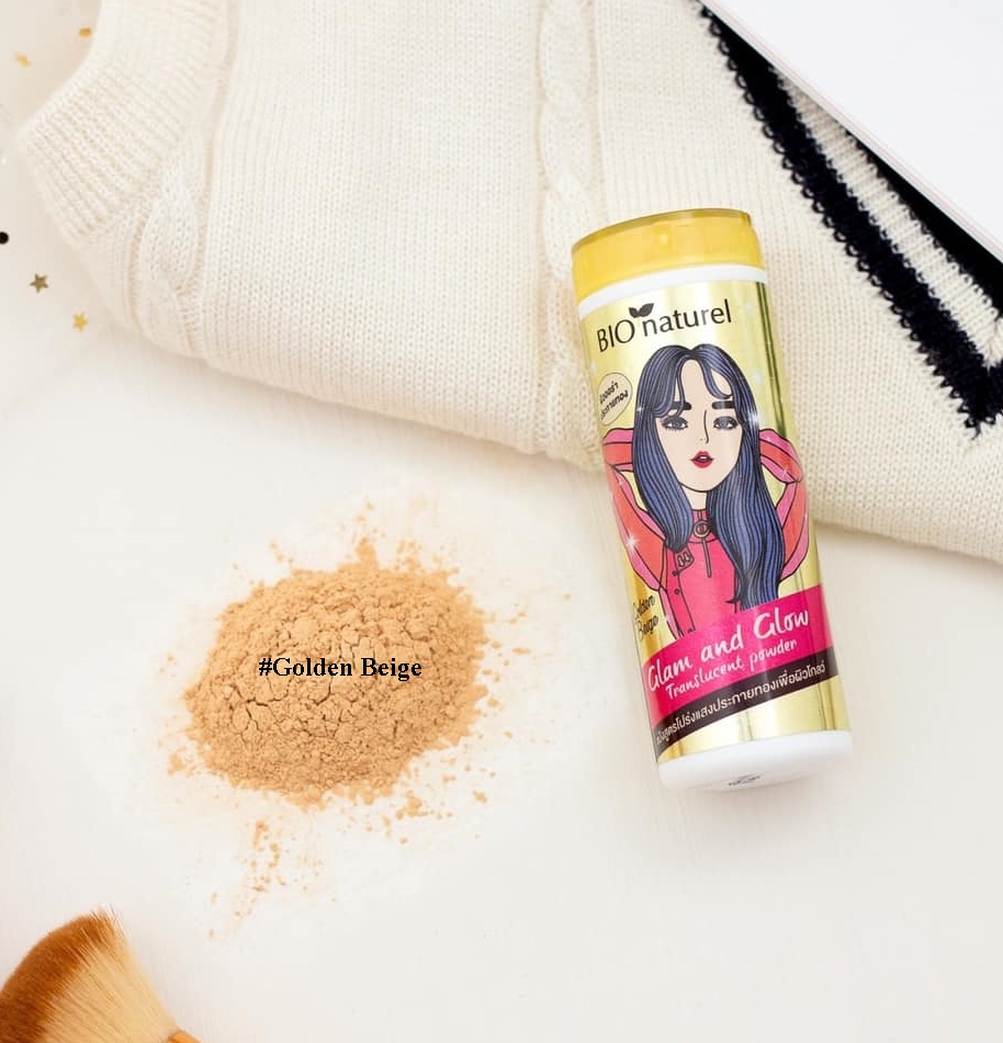 แป้งบีโอนาตูแรล สีเนื้อประกายทอง(Golden Beige) ใช้ได้กับทุกโทนสีผิวค่ะ