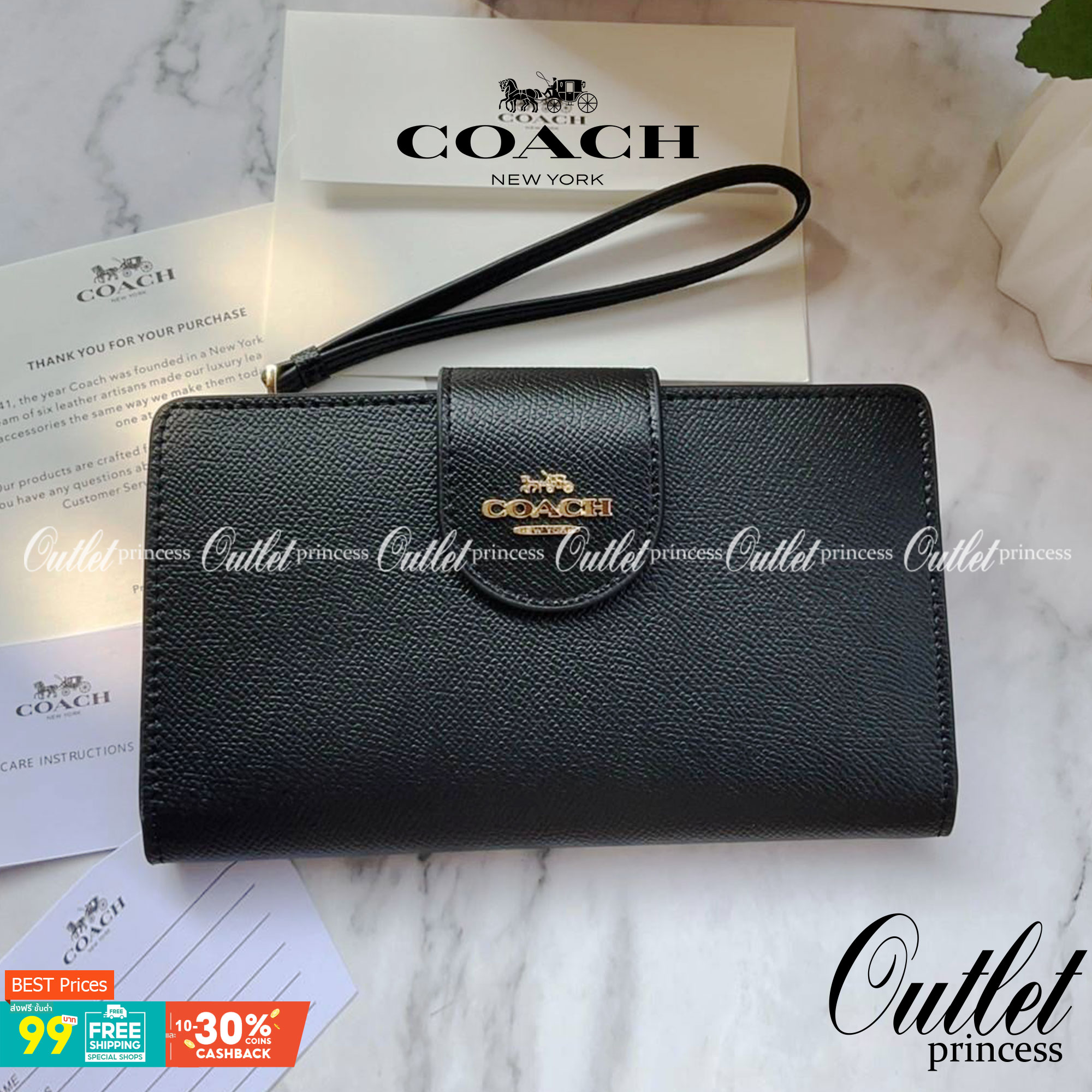 COACH TECH WALLET (COACH C2869) New Coach กระเป๋าสตางค์ใบยาวรุ่นใหม่ ใส่โทรศัพท์ได้ด้วยน๊า!! คอลเลคชั่นสวยหรู
