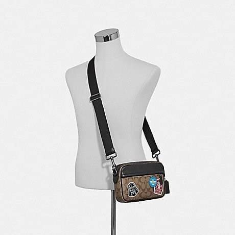 COACH STAR WARS X COACH GRAHAM CROSSBODY IN SIGNATURE CANVAS WITH PATCHES (COACH F89188)