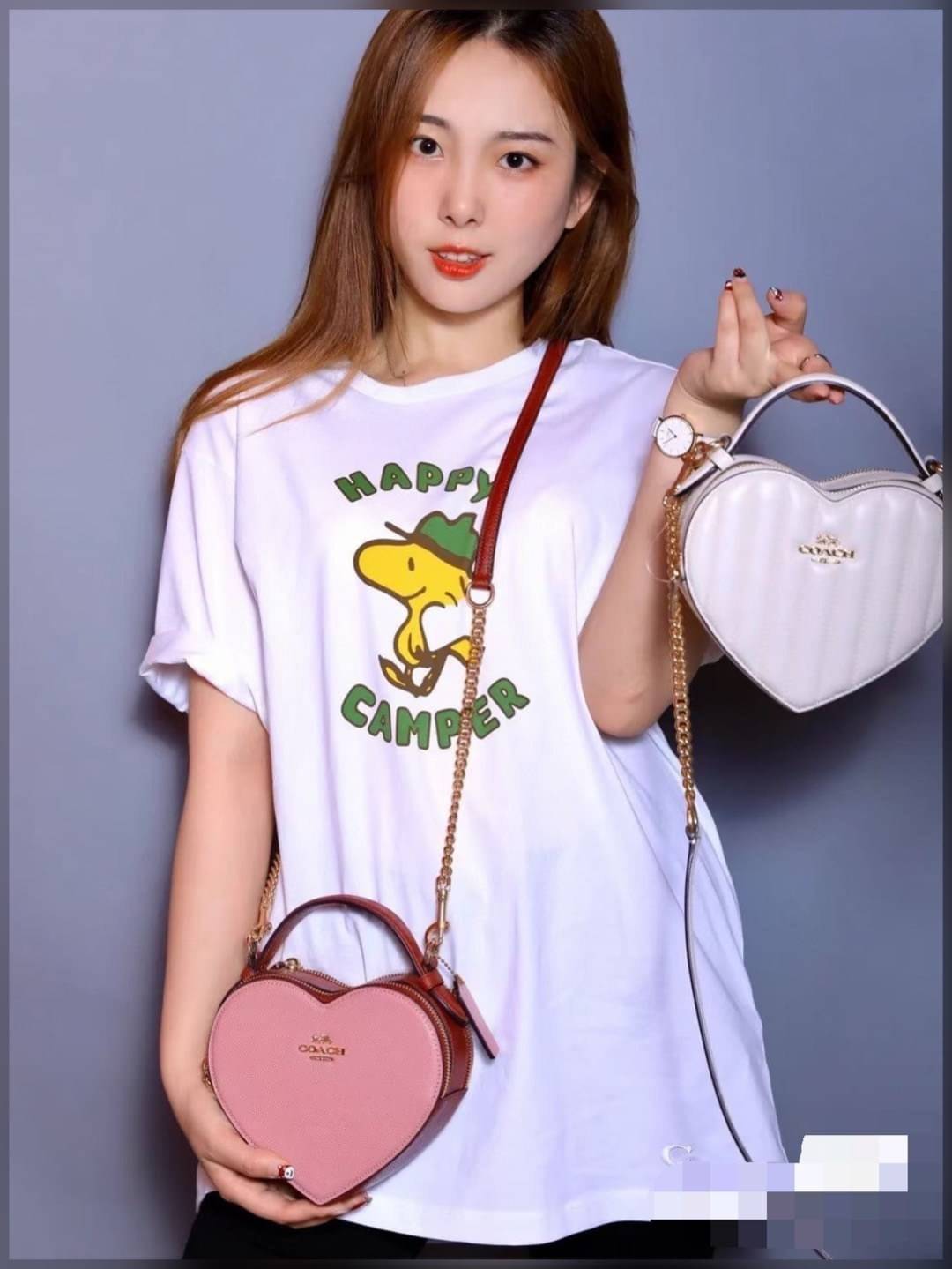 ต้อนรับวาเลนไทน์นี้ ❤️พร้อมส่งความรักหว๊านหว๊านค่ะ❤️ COACH HEART CROSSBODY BAG ((C5118//C5119)) 💥Limited edition หลงรักแน่นอน💋 พร้อมส่งที่ไทยก่อนใครวันนี้!