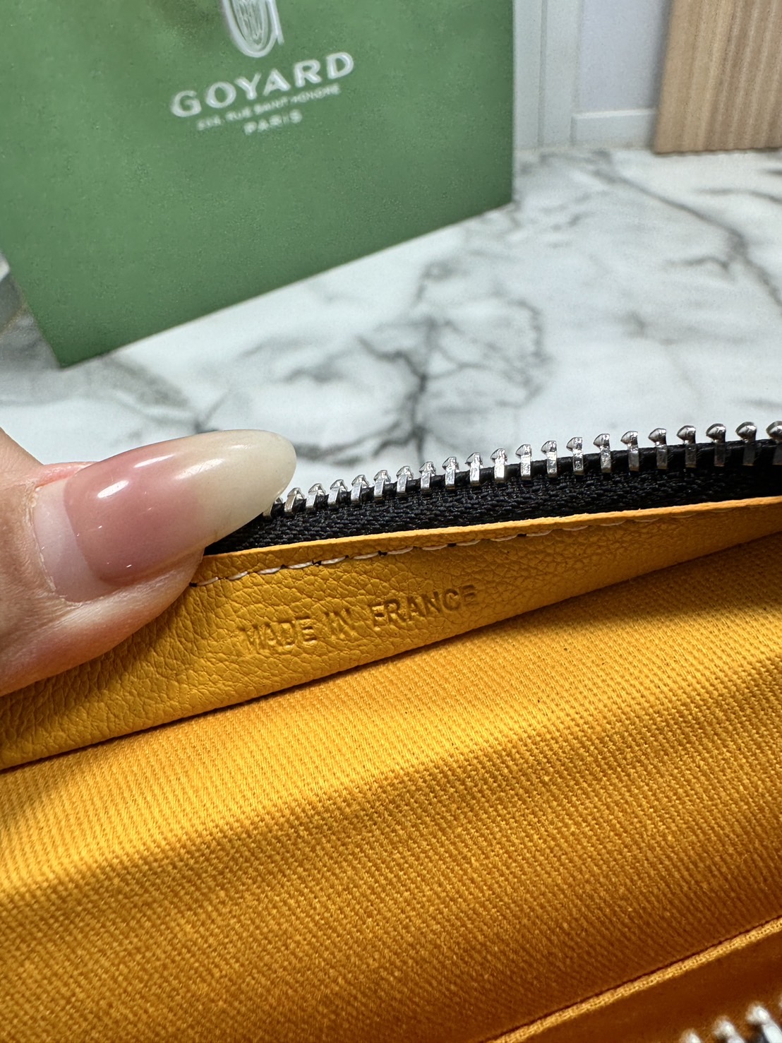 ORI หนังแท้ | Goyard Jouvence MM Toiletry Bag / Goyard Clutch bag กระเป๋าทรงคลัชกะทัดรัด เหมาะสำหรับการเก็บของในแนวตั้งและป้องกันการหกหรือรั่วไหล แคนวาสทำความสะอาดง่าย