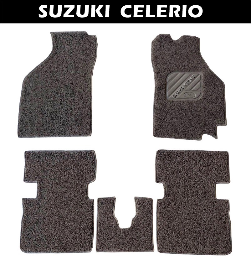 พรมดักฝุ่นไวนิล SUZUKI CELERIO พรมดักฝุ่นรถยนต์ เกรดA ใยหนานุ่ม เข้ารูป ตรงรุ่นรถ