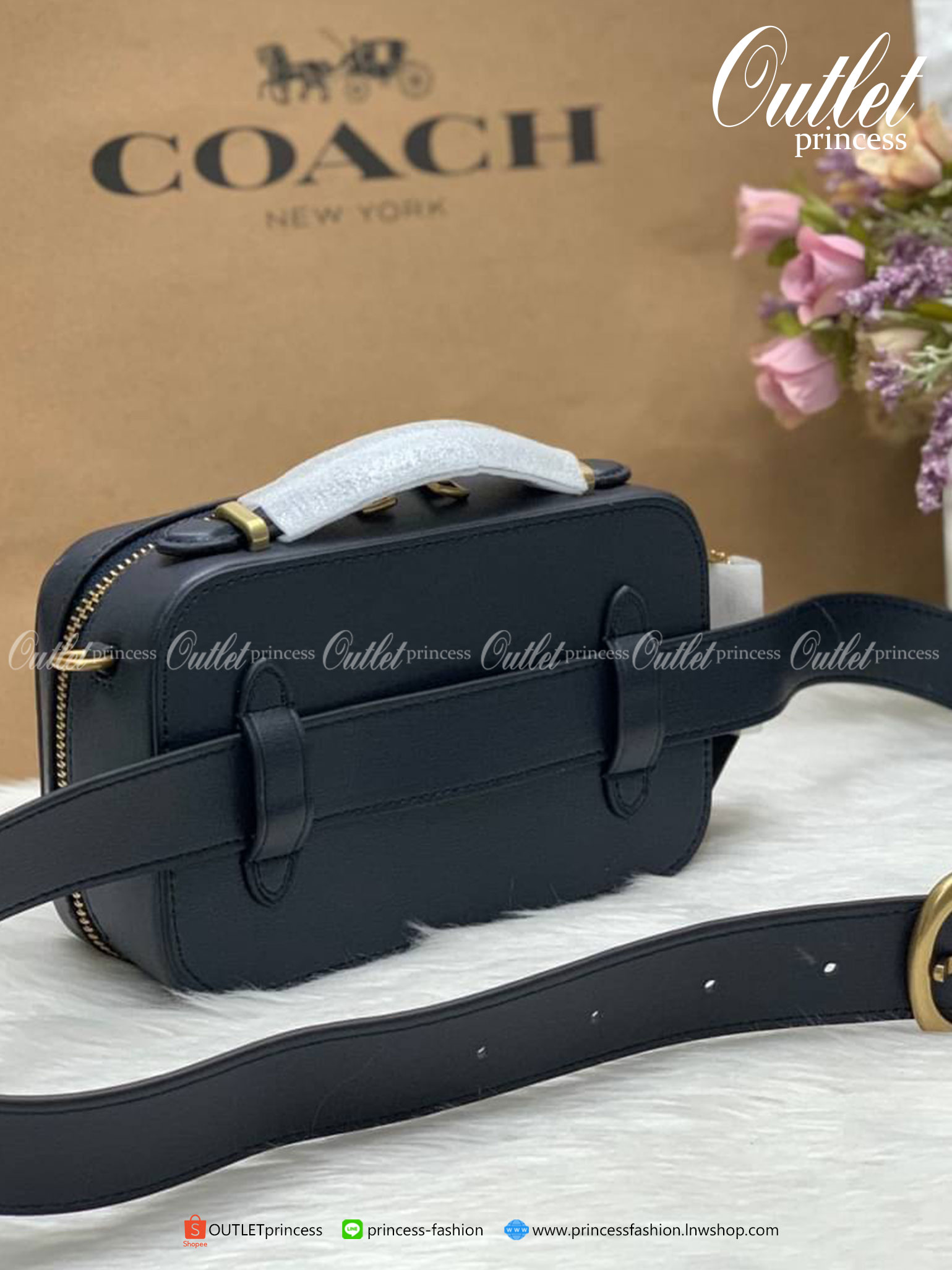 COACH ALIE BELT BAG IN SIGNATURE JACQUARD ((4813))