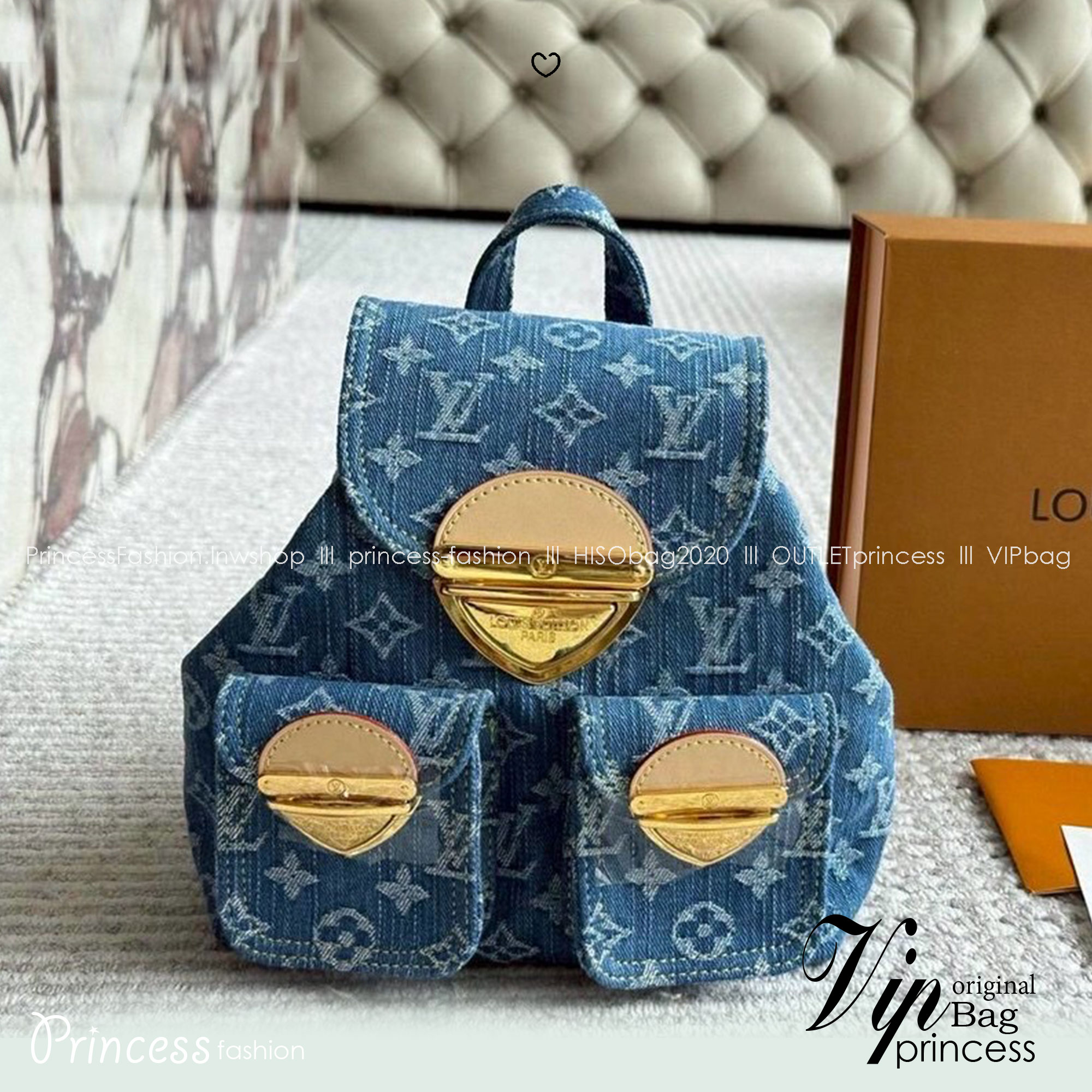 LV Venice backpack iconic Monogram Denim Washed กระเป๋าดีไซน์เป้สะพายหลัง ใบเล็กน่ารักน่าใช้ งานเดนิมสุดไอคอนิก อีกหนึ่งรุ่น Best seller ที่ต้องมี!! พร้อมสีมาใหม่ที่พลาดไม่ได้!!