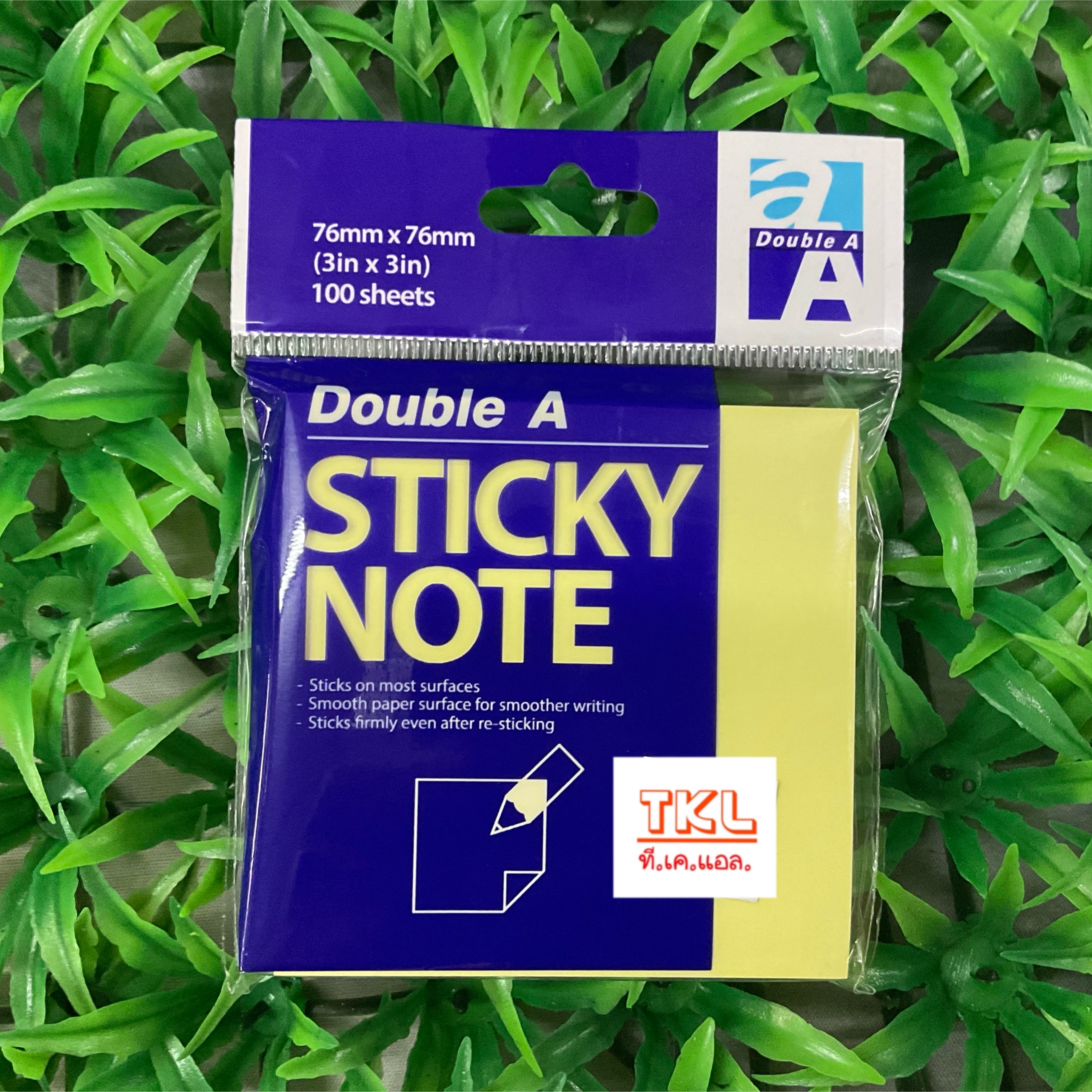 **กระดาษโน๊ตกาวในตัว Double A 3x3 นิ้ว 100 แผ่น สำเนา