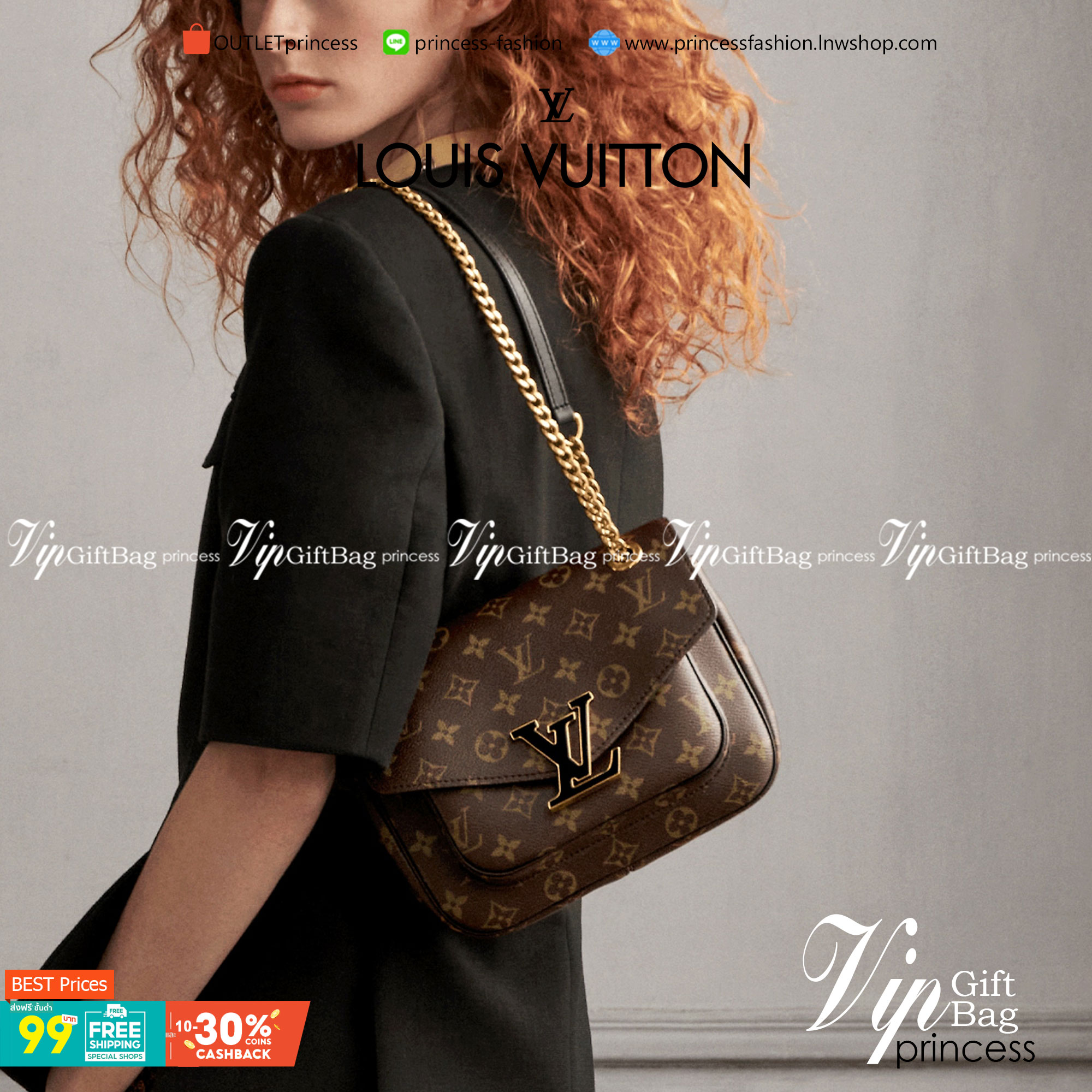 LOUIS VUITTON PASSY MONOGRAM 2 WAYS HANDBAG พร้อมส่งความสวย! กระเป๋า LV จาก Premium gift ต่างประเทศ ✔️รุ่นนี้เป็นหนังแท้ลาย monogram ทรงกระเป๋าคือสวยหรู ดูดีมากๆค่ะ