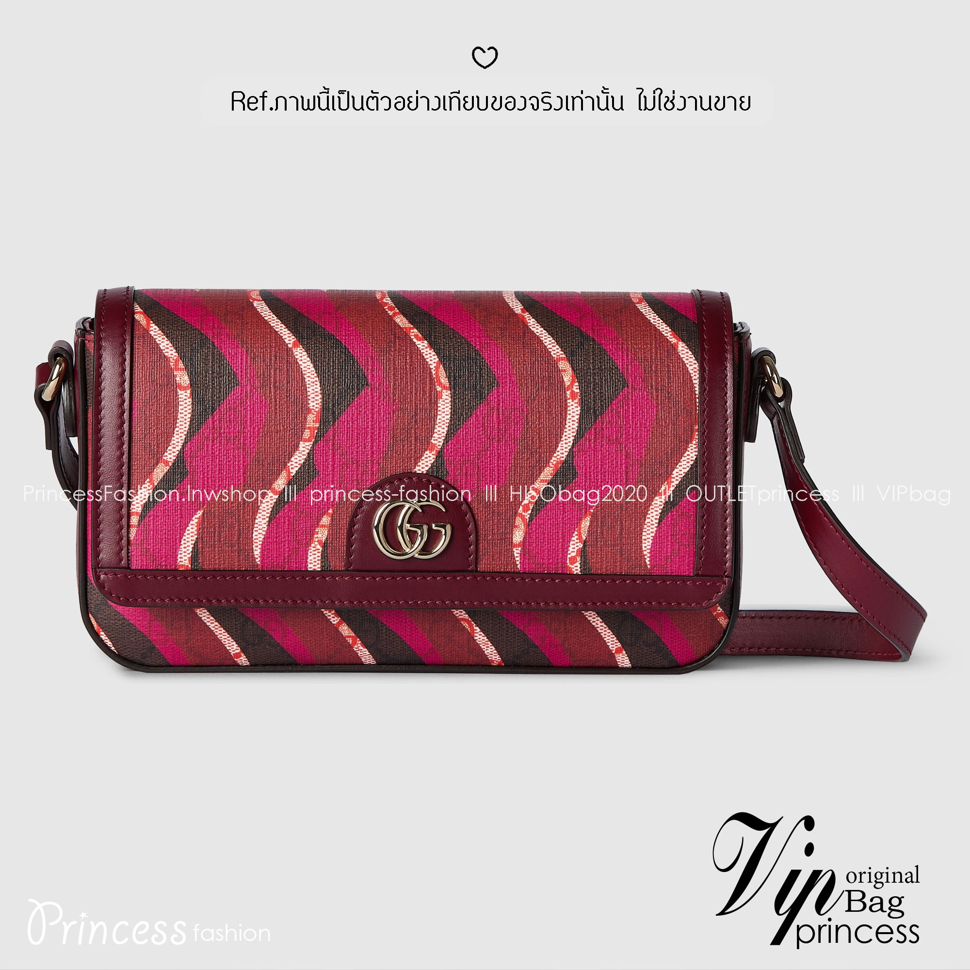 Gucci Lunar New Year Printed super mini bag ไอเท็มหายากสุดปัง กระเป๋าสะพายรุ่นรับทรัพย์ คอลเลคชั่นใหม่พร้อม box set โทนสีใหม่ของแบรนด์ เป็นการตกแต่งที่มีกิมมิคไม่เหมือนใคร