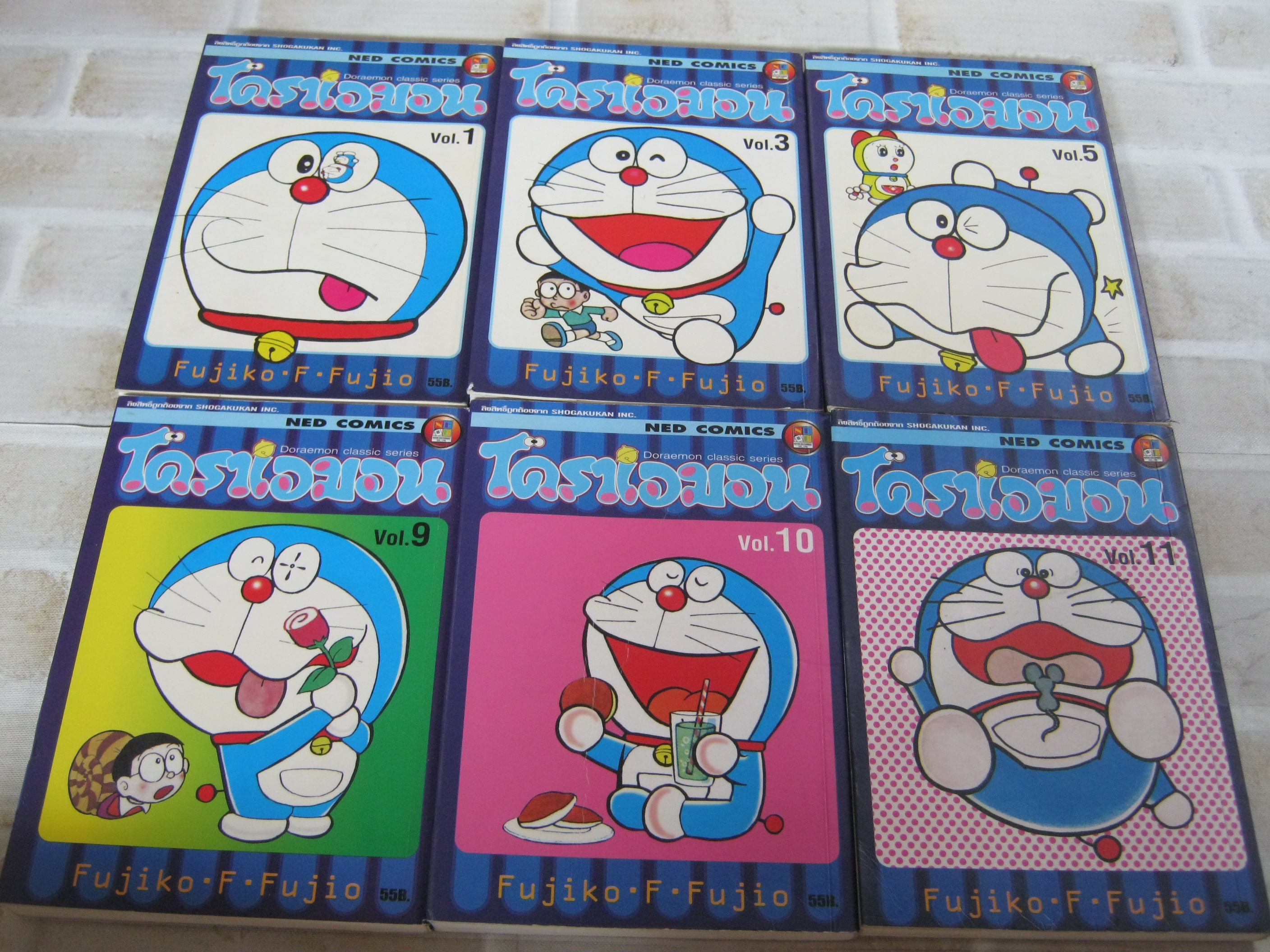 โดราเอมอน classic series ชุด เล่ม 1,3,5,9,10,11 Fujiko F.Fujio เขียน***สินค้าหมด***