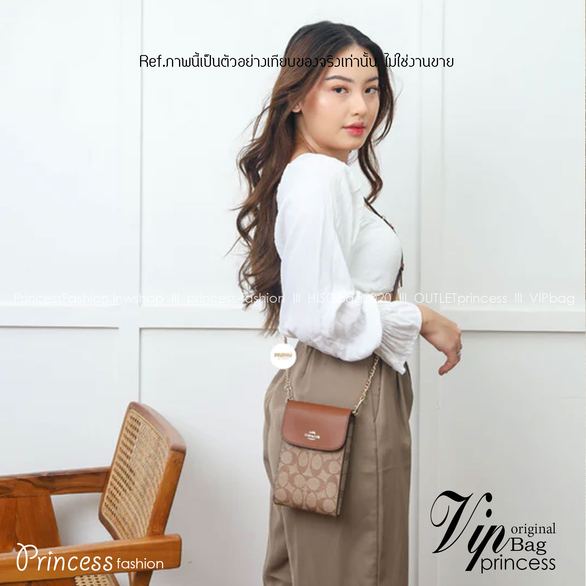 COACH RACHEL PHONE CROSSBODY IN SIGNATURE CANVAS พร้อมส่ง กระเป๋าสะพาย case phone ต้องมา ให้คุณพกพา gadget ล้ำไปได้ทุกที่ ใส่โทรศัพท์มือถือได้ทุกรุ่น ดีไซน์ใหญ่กว่าเดิม