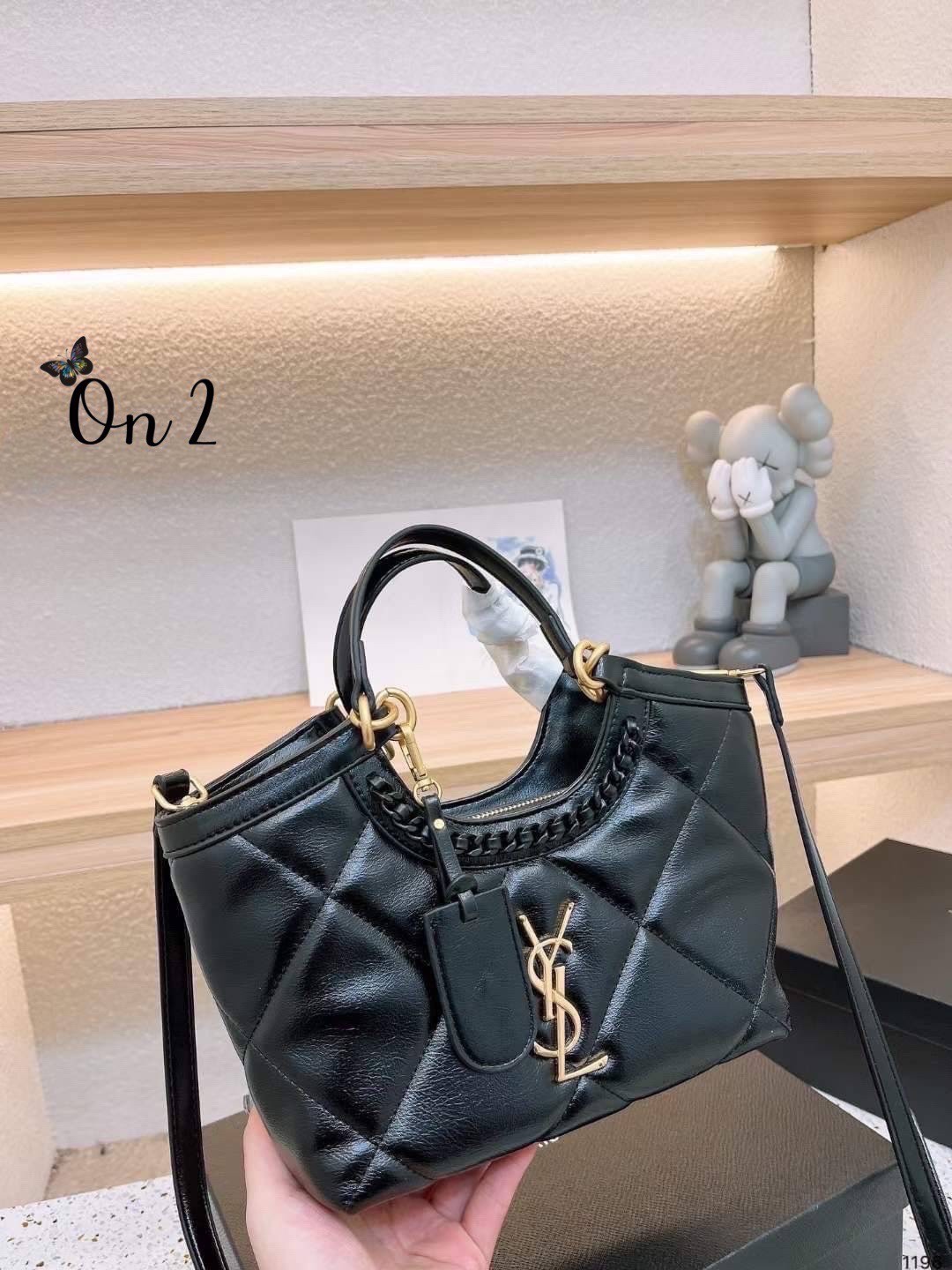 YSL Shopping Tote Handbag & Crossbody Bag 10" ใหม่รับ summer กระเป๋าสะพายทรงโท้ท งานหนังสวยเต็มใบ จุของได้แบบจุกๆ ดีไซน์คลาสสิค ใช้งานได้ง่ายด้วยหูจับและสายสะพาย