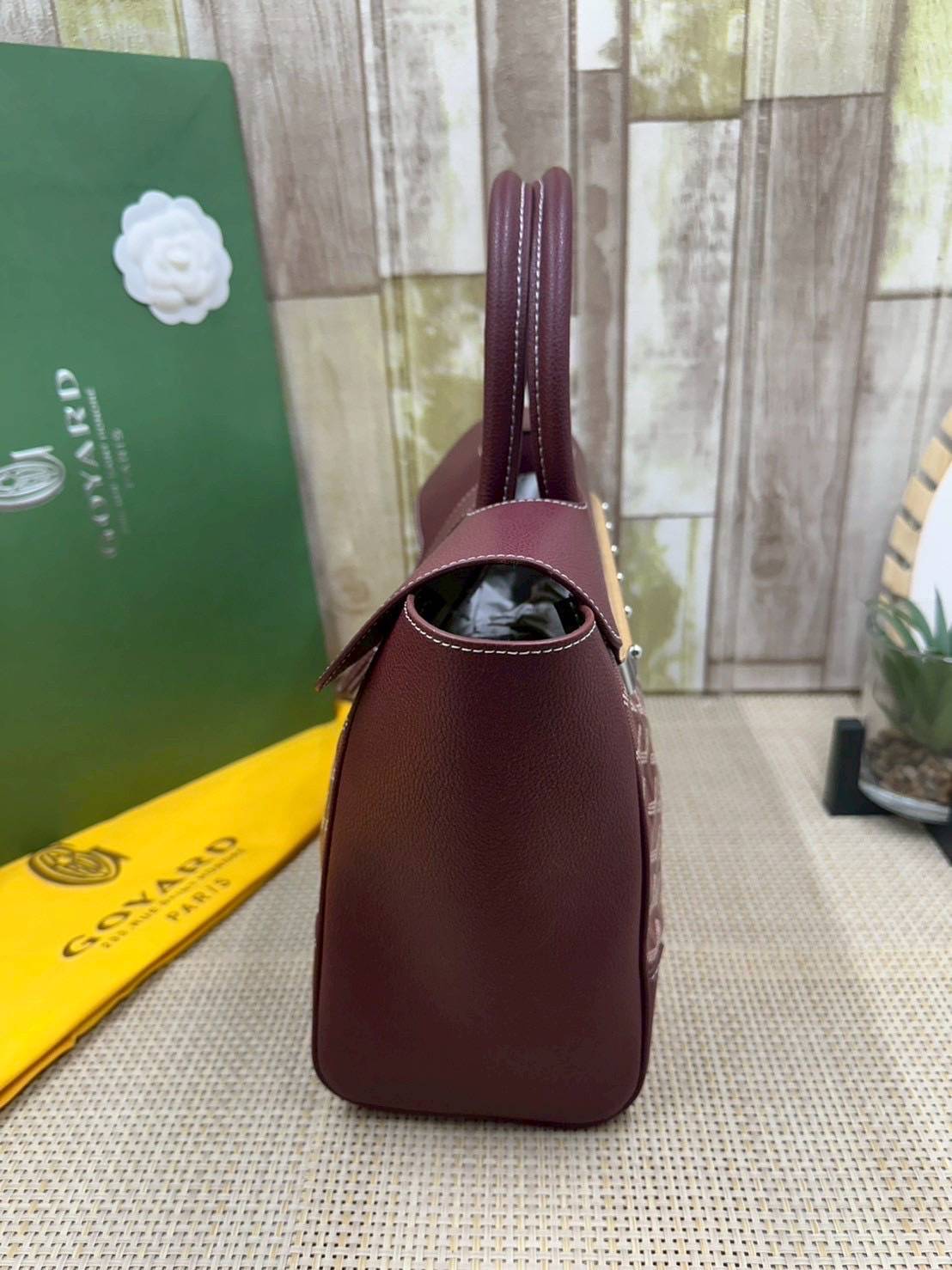 5 สี ORI หนังแท้ | Goyard Saigon Tote Bag กระเป๋าสะพายทรงโท้ท พร้อมหูจับใช้งานง่าย ภายในโล่งกว้าง หรูหราลงตัว