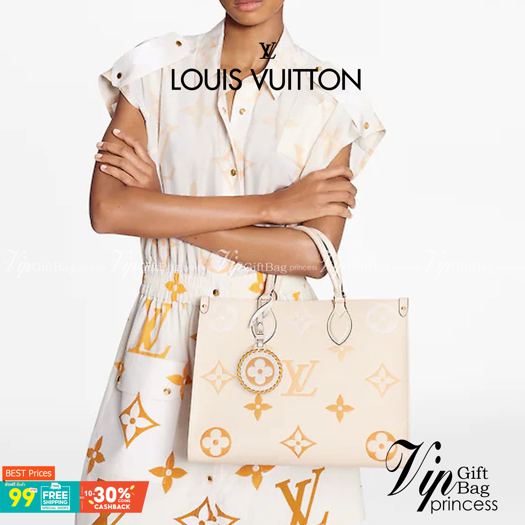 หนังแท้ LOUIS VUITTON Empreinte Monogram Giant By The Pool Onthego พร้อมส่งที่ไทย เกรดใช้งานต่างประเทศได้