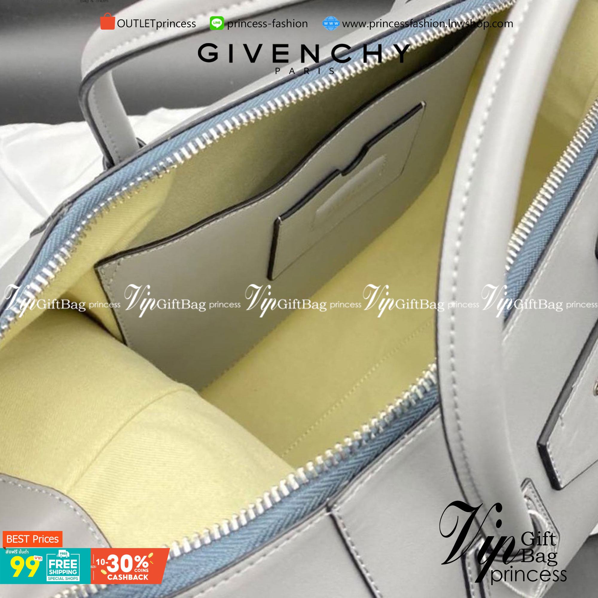GIVENCHY Antigona Soft leather tote bag ฟรีผ้าผูก!! กระเป๋าสะพายข้าง ทรงสวยมากค่ะ มี 2 ขนาด รุ่นยอดนิยมดาราเซเลปใช้กันเพียบ งานจริงสวยหรูดูแพงมากนะค้าา ราคานี้คุ้มที่สุด มีมารอบนี้ 6 สี 2 ขนาด เลือกให้ปังไปเลยค่าาา