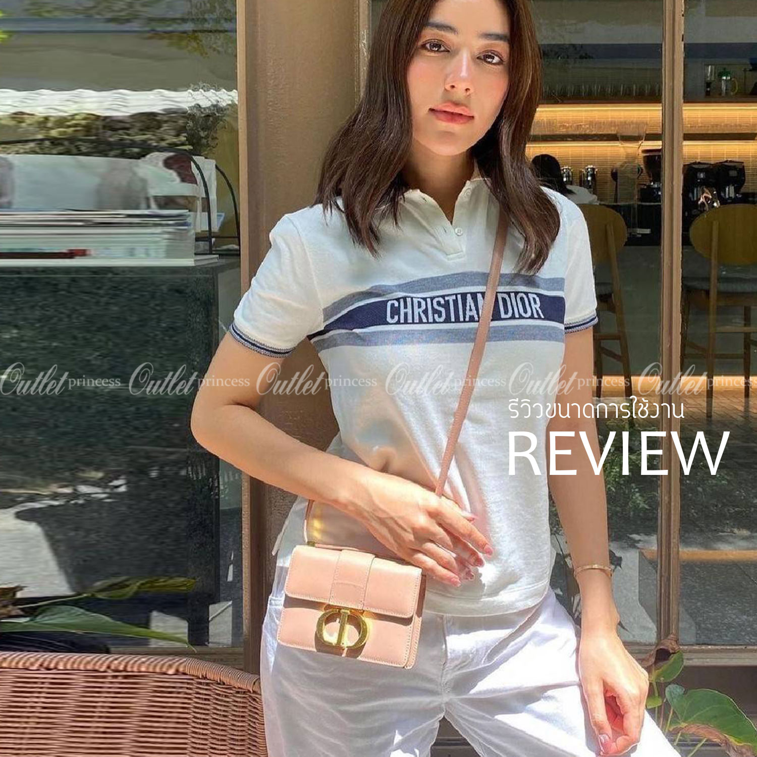 Dior 30 Montaigne Box Bag 7" / DIOR MINI BAG กระเป๋าสะพายดิออร์ เอกลักษณ์ของความหรู ไซส์มินิทรงสี่เหลี่ยมสวยหรูอยู่ทรงเปิดปิดด้วยฝาปิดโลโก้แบรนด์อะไหล่ทอง ภายในโล่งมีโลโก้สามารถใส่มือถือของใช้จุกจิกได้