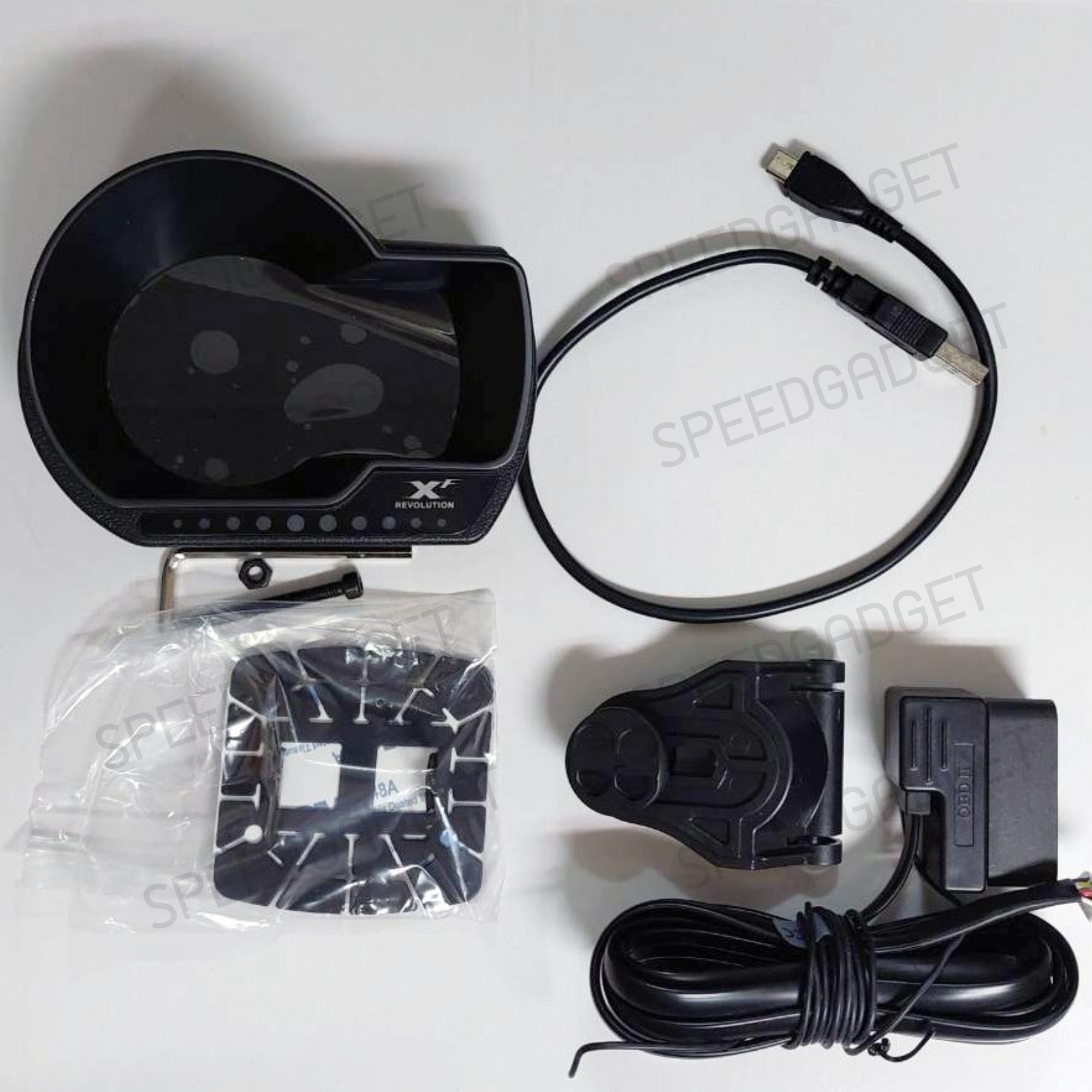 เกจวัด Lufi XF Revolution OBD2 Smart gauge Display Meter วัดความร้อน วัดความเร็ว วัดรอบ วัดแบต มีเสียงเตือน เฟิร์มเเวร์ใหม่ ประมวลผลไว (อัพเดท Firmware ใหม่ล่าสุด)