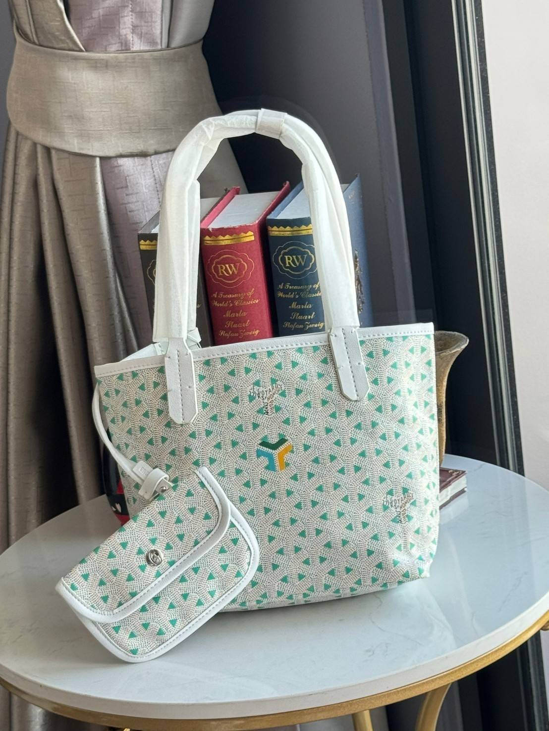 พร้อมส่ง 4 สี Goyard claire voie Mini Tote Bag กระเป๋าทรงโท้ทมินิ เกรดออริ สลับแท้ 1:1 ใช้ต่างประเทศได้