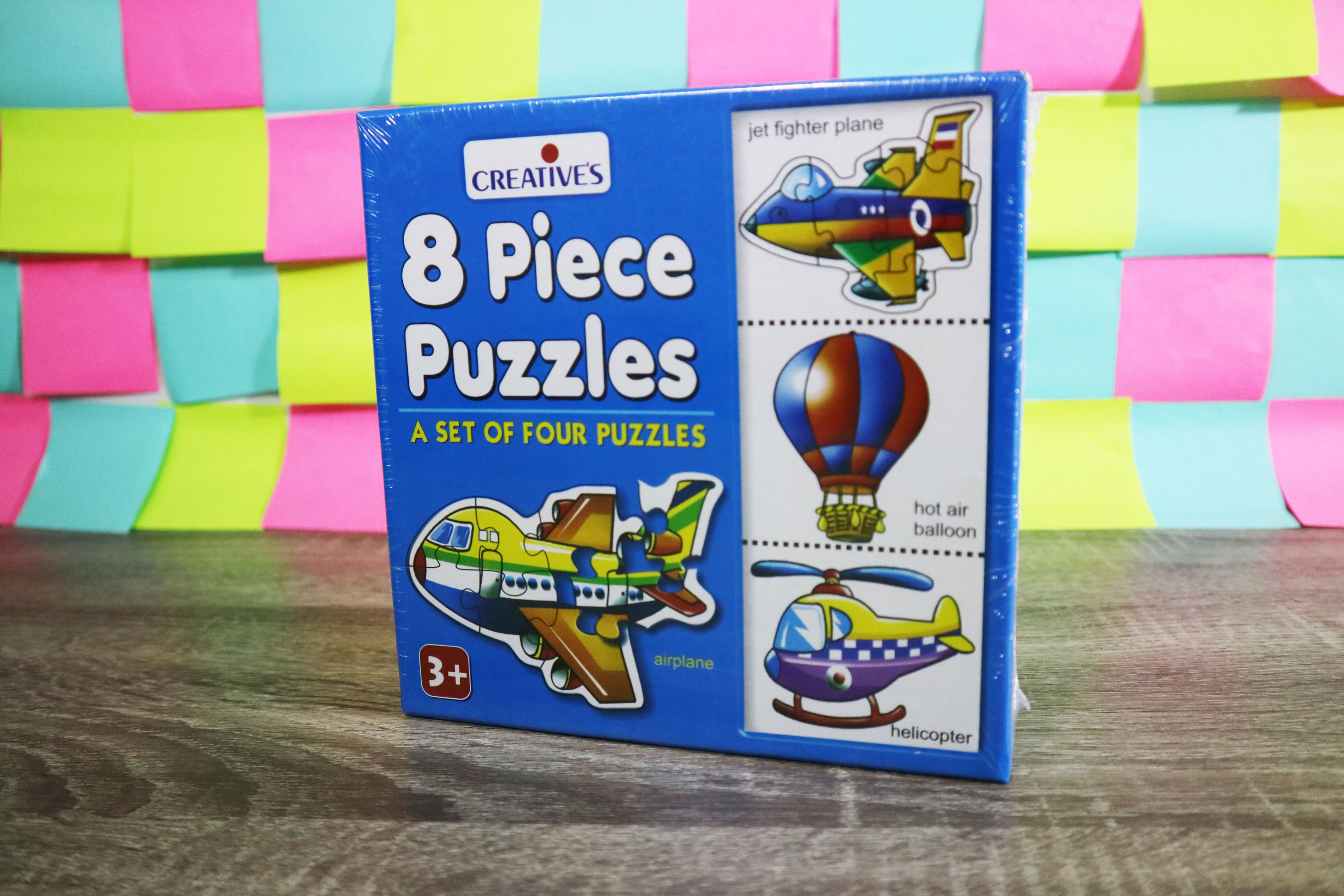 จิ๊กซอ 8ชิ้นคำศัพท์เครื่องบิน(8 Piece Puzzles)