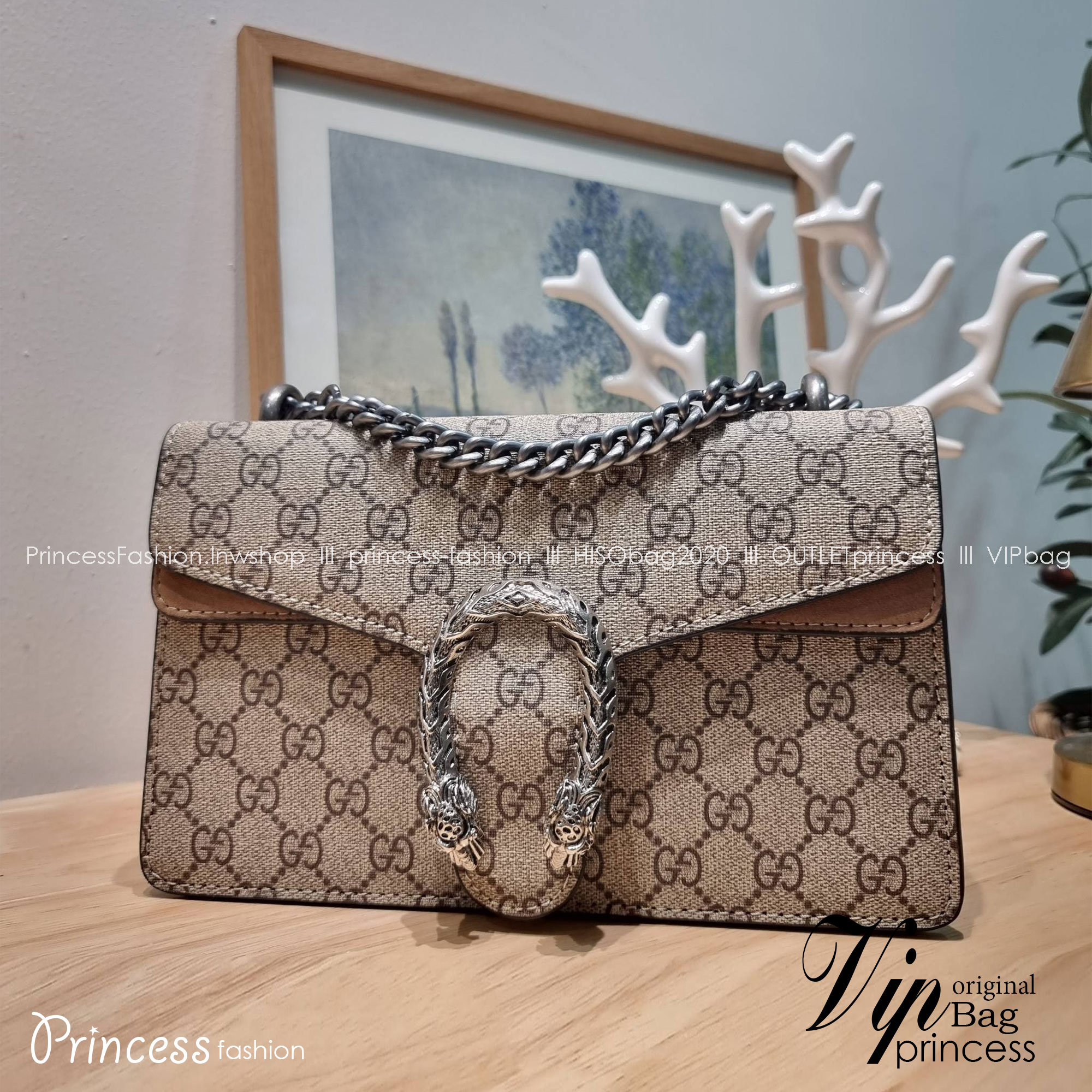 GUCCI GG DIONYSUS SHOULDER BAG / DIONYSUS GG SMALL SHOULDER BAG / GUCCI BAG พร้อมส่งที่ไทย กระเป๋าสะพายรุ่นที่สาวๆต้องไม่พลาด!! ดึงดูดและสะกดสายตาด้วยอะไหล่ดีเทลหรู