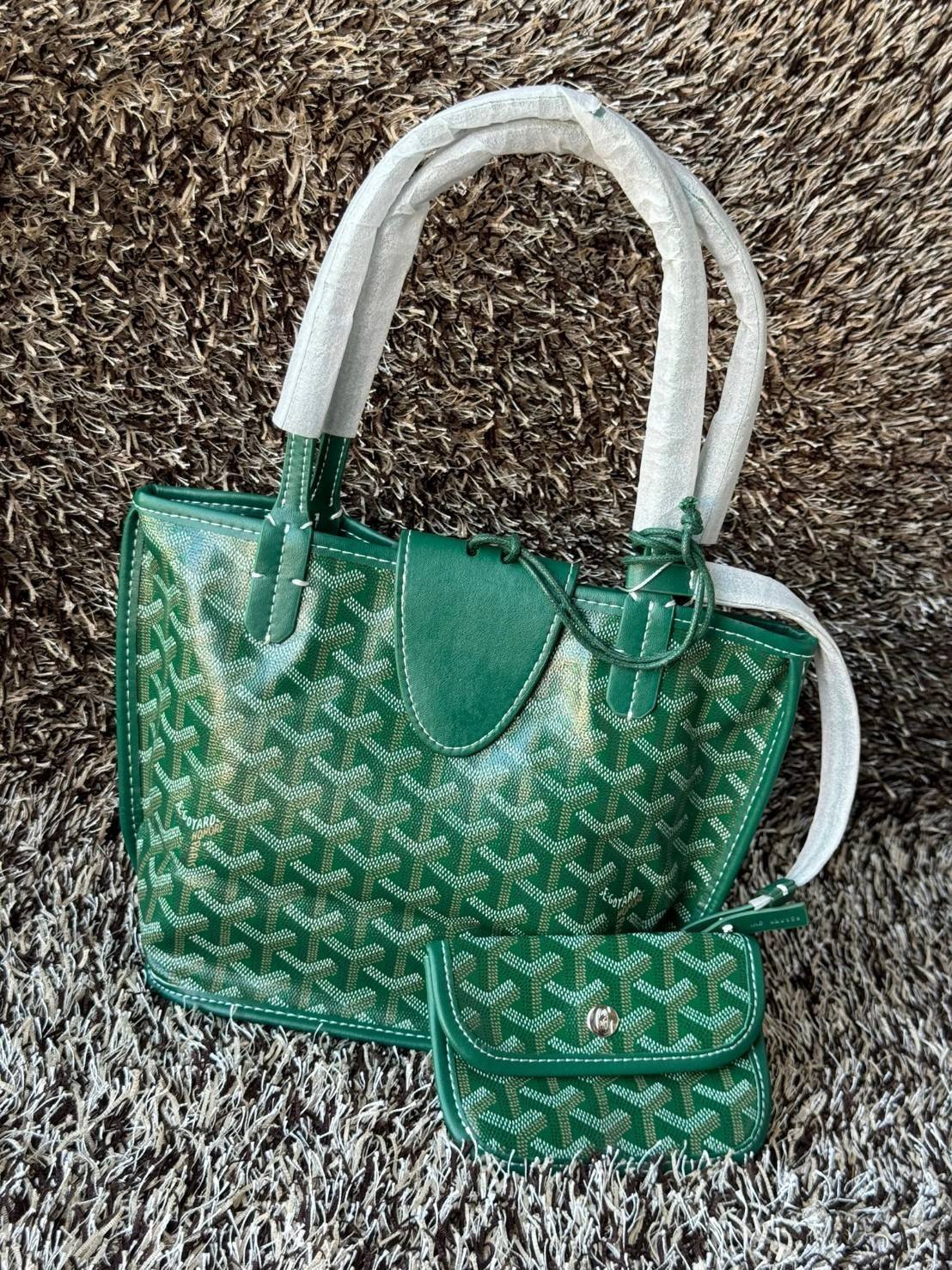 พร้อมส่ง 4 สี GOYARD ANJOU TOTE MINI / Goyard Villette Mini Tote Bag กระเป๋าทรงโท้ทมินิ แบรนด์หรูสัญชาติฝรั่งเศส 🧡 เกรดออริจินอล 1:1 สลับแท้ ใช้งานต่างประเทศได้