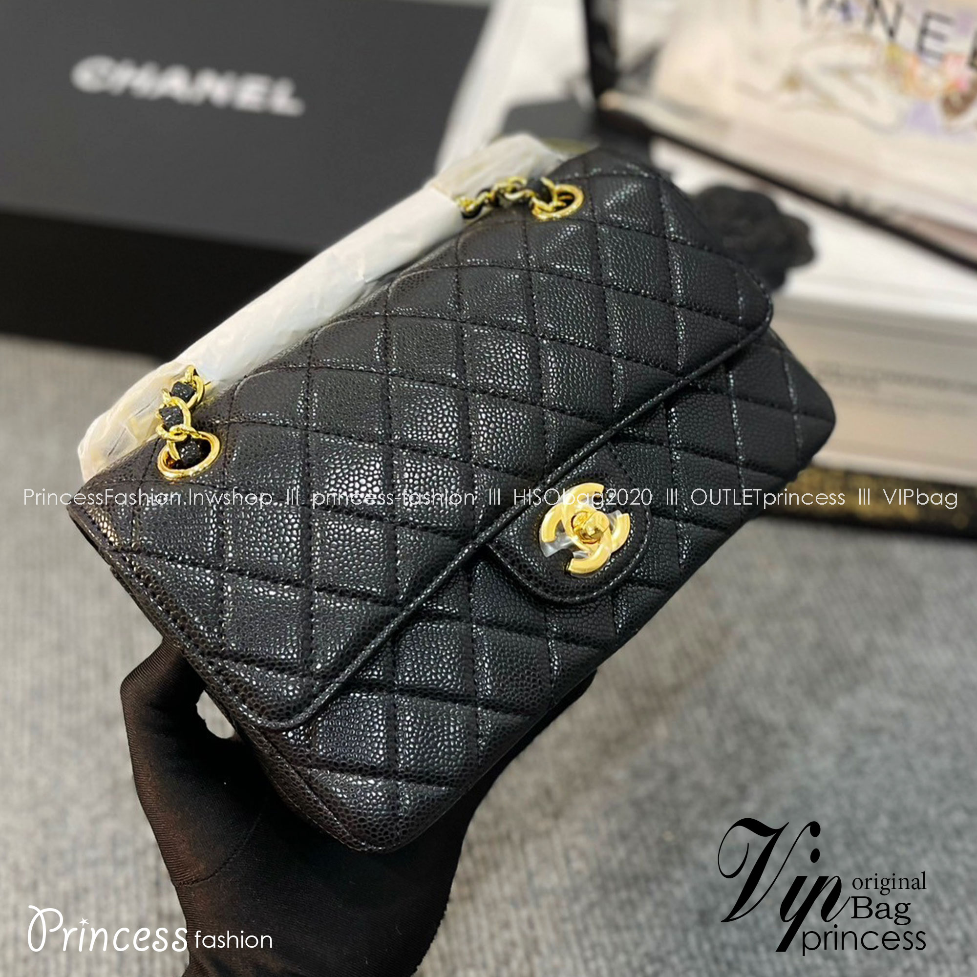 Chanel Classic 9" / Chanel Bag พร้อมส่ง กระเป๋าสะพายรุ่นยอดนิยม งานหนังสวยมาก มาพร้อมกล่อง อปก ครบเซ็ท ใช้งานต่างประเทศได้ ภาพถ่ายจากงานขายจริง