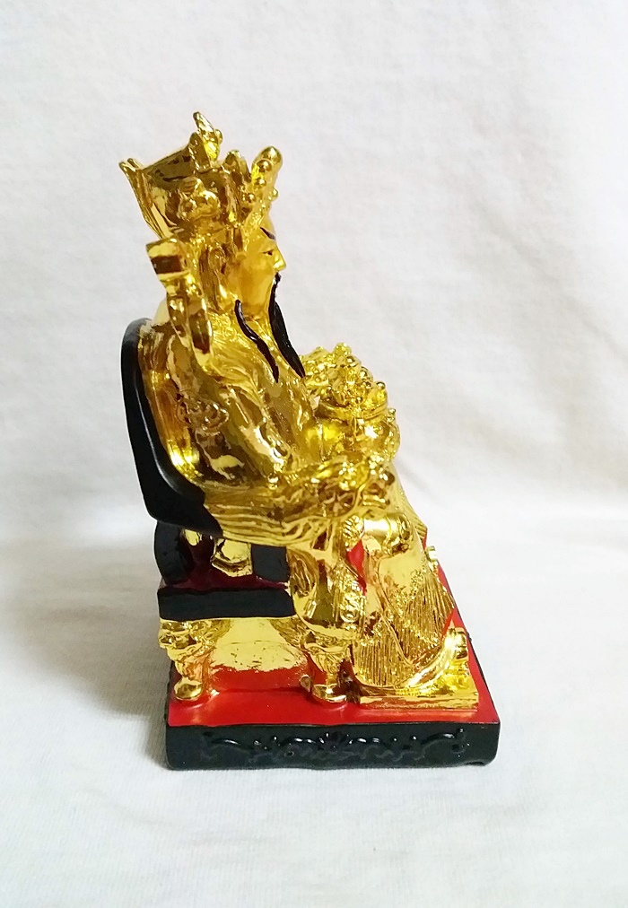 สินค้าหมดค่ะ เทพเจ้าไฉ่ซิงเอี้ย(เทพเจ้าแห่งโชคลาภ)องค์สีทอง แก้ชงปีเถาะ ปี2563 จะนำทรัพย์สินเงินทองแก่ท่านค่ะ