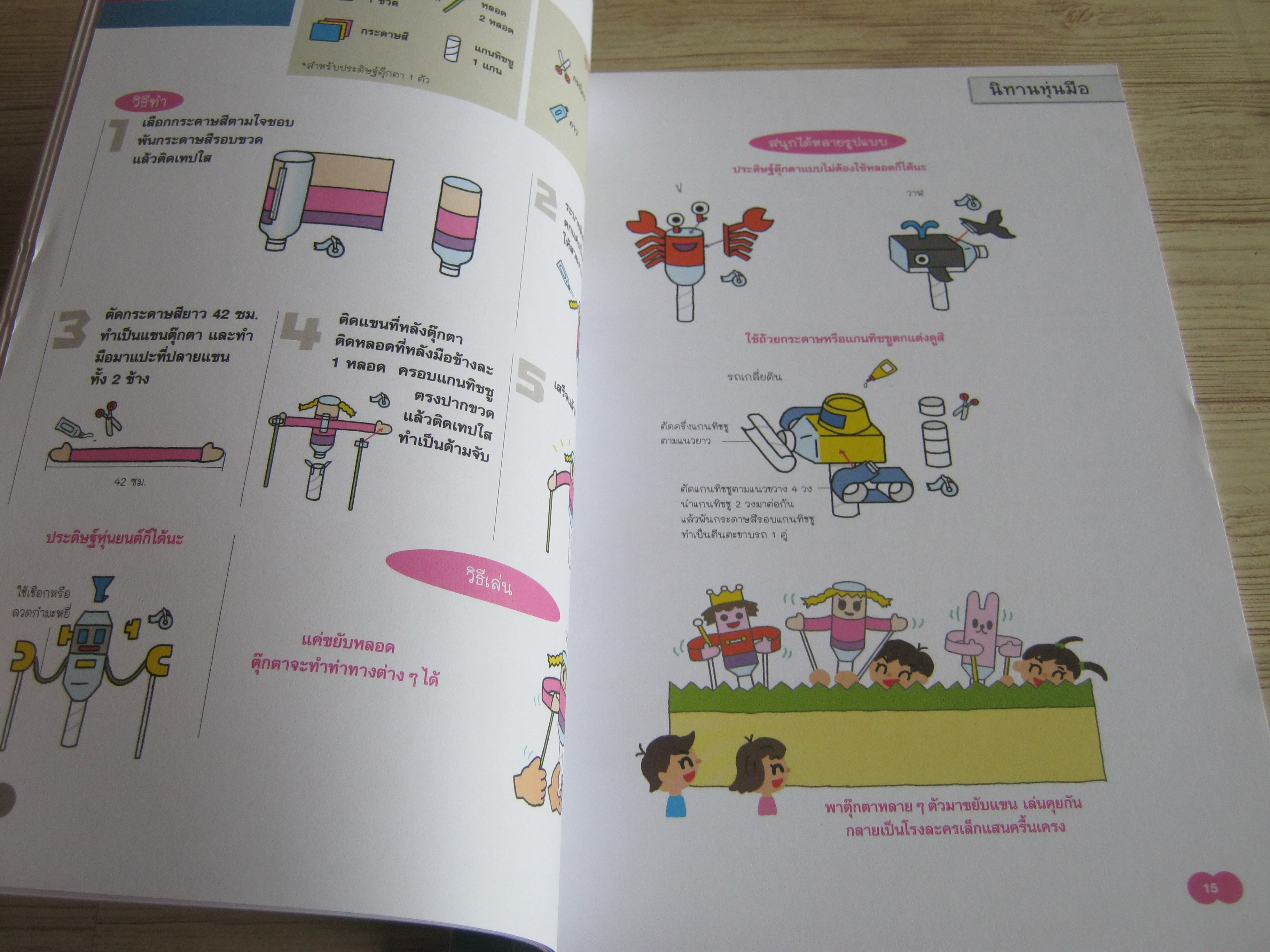 ขนขยะมาประดิษฐ์ แปลงขวดน้ำเป็นของเล่น ! Kimura Yuichi เขียน Miyamotot Etsuyoshi ภาพ ทินภาส พาหะนิชย์ แปล