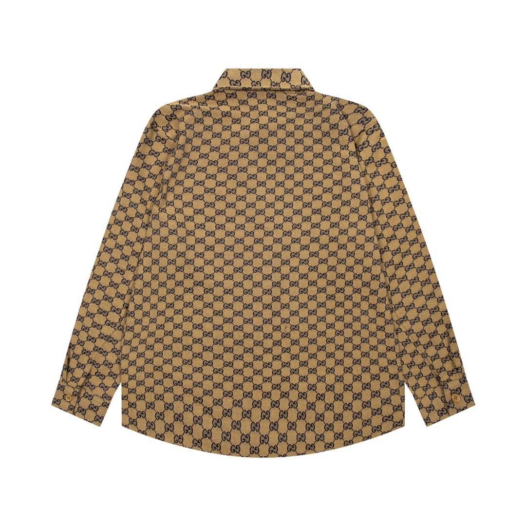 GUCCI Monogram Shirt / Gucci shirt เกรดออริจินอล มีป้ายแท็กที่คอเสื้อ ใส่ได้ทั้งผู้หญิงผู้ชาย พร้อมส่งที่ไทย ภาพสินค้าถ่ายจากงานขายจริง ใช้งานต่างประเทศได้