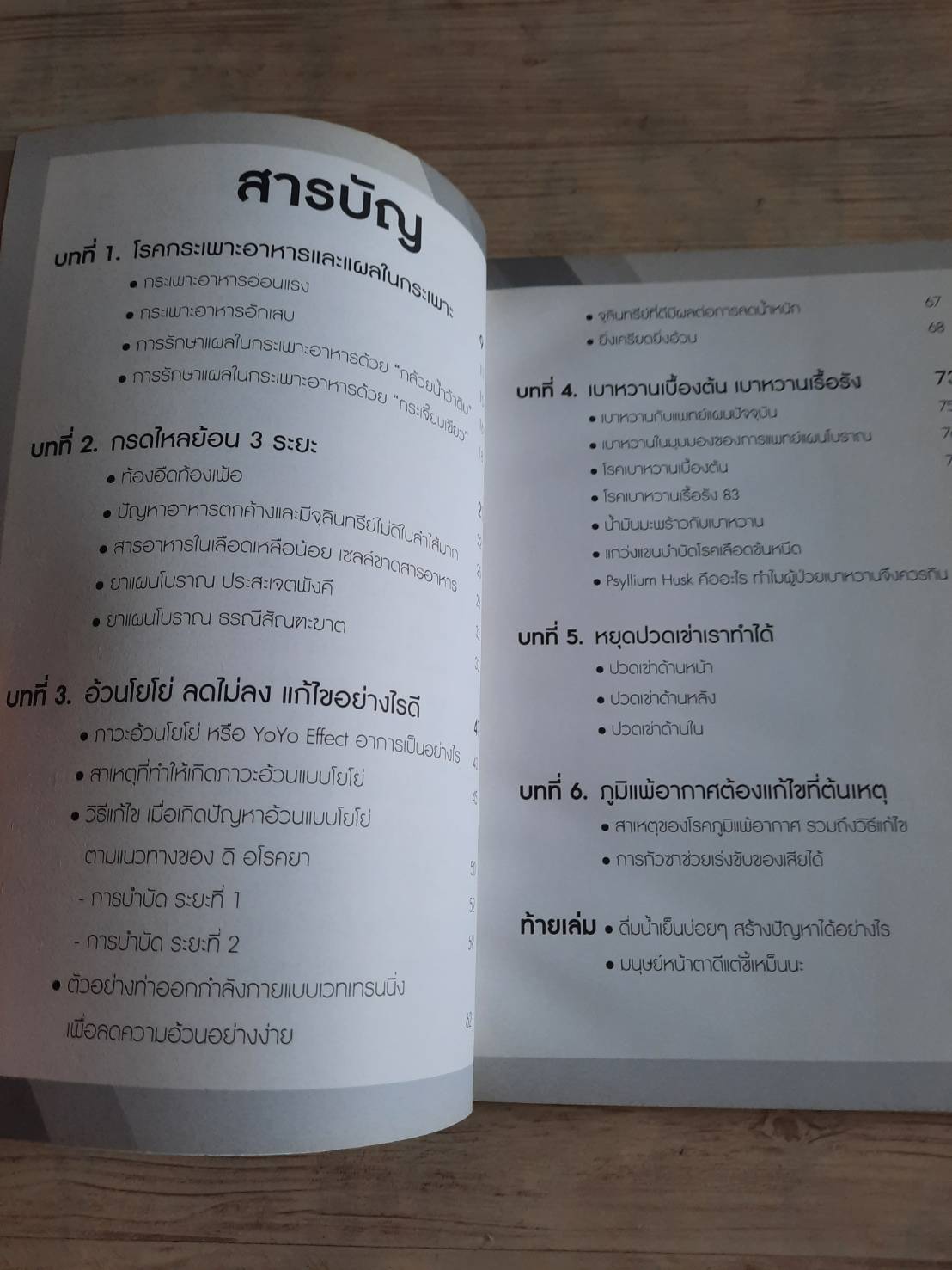 คู่มือบำบัดโรค 1 อ้วน ภูมิแพ้ กรดไหลย้อน เบาหวาน ปวดเข่า โดย หมอแดงและหมอนัท (ใครไม่ป่วยยกมือขึ้น)***สินค้าหมด***