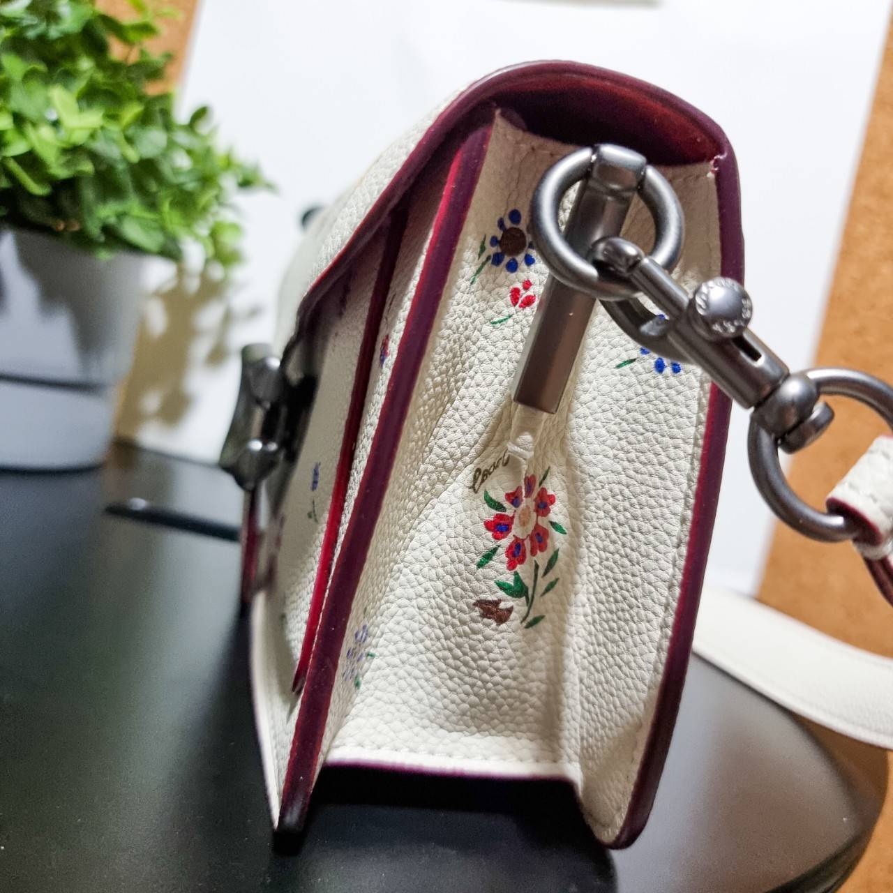 COACH TABBY SHOULDER BAG 26 WITH WILDFLOWER PRINT 630 WITH FLORAL EMBROIDERY 627