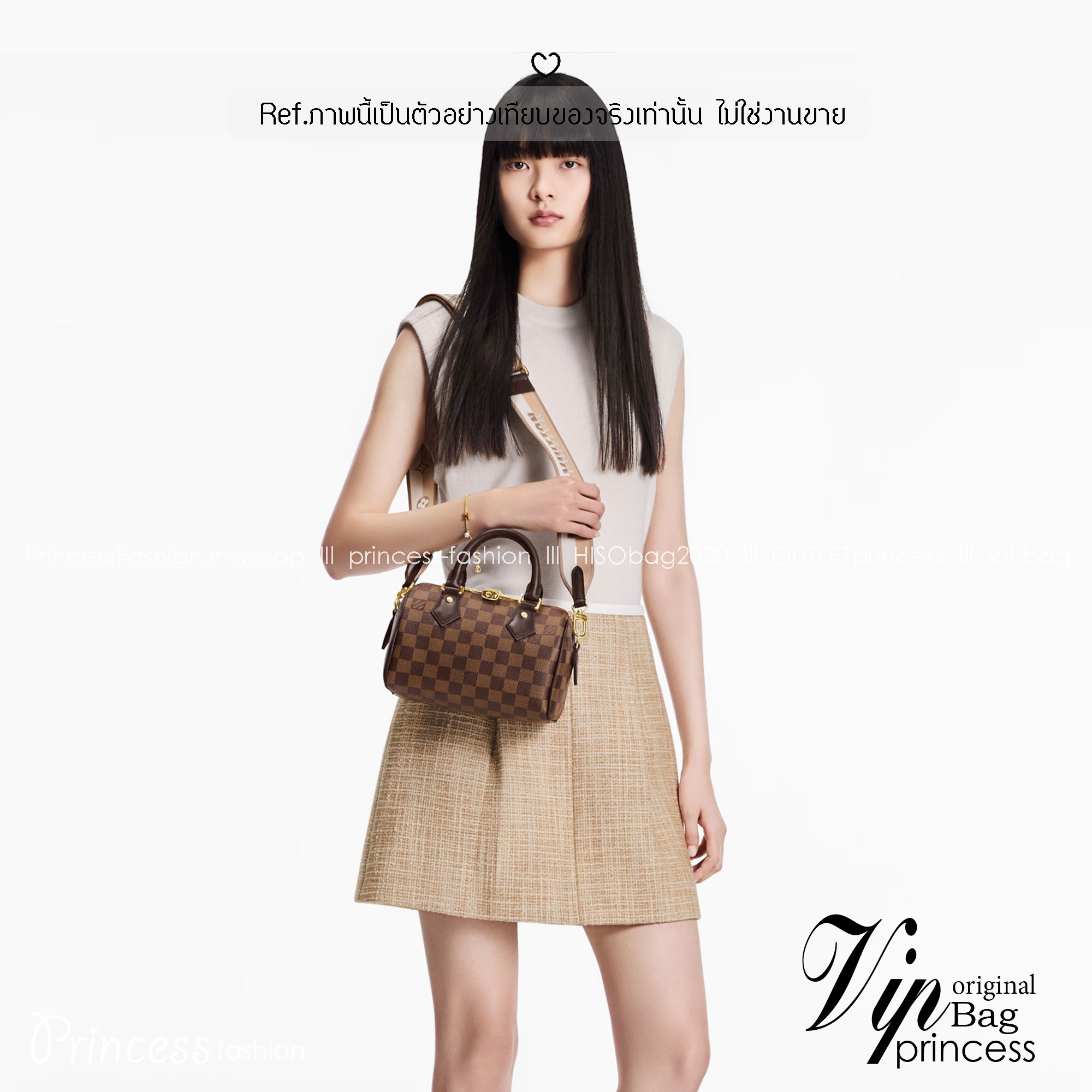 ORI หนังแท้ | LV Speedy Bandoulière 20 Monogram / Damier Ebene canvas กระเป๋าทรงหมอนสปีดี้ รุ่นท็อปฮิตในตำนาน สวยงามตลอดกาล