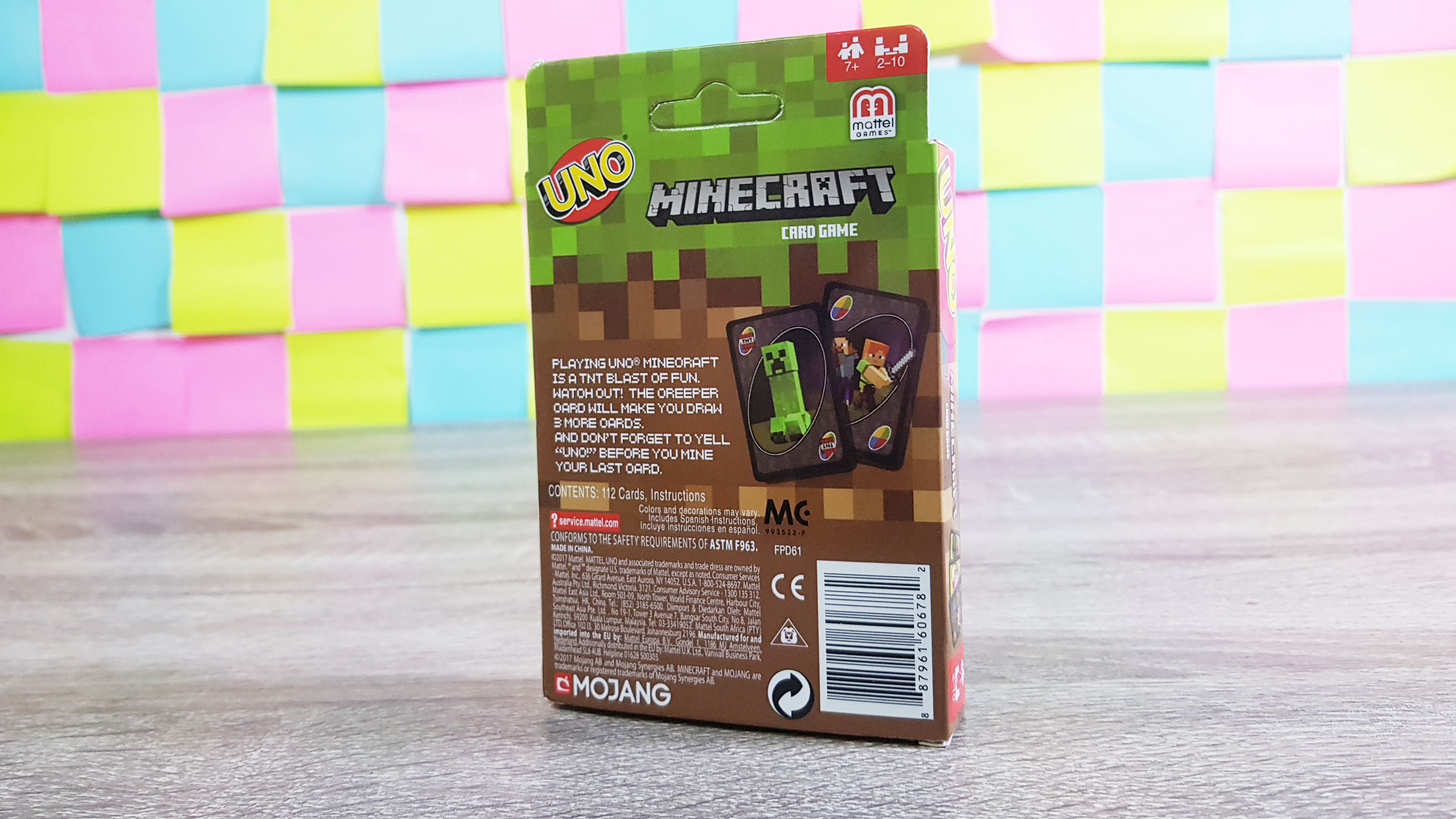 Uno Minecraft เกมการ์ดอูโน่มินิคราฟ เกมต่อสีและตัวเลข