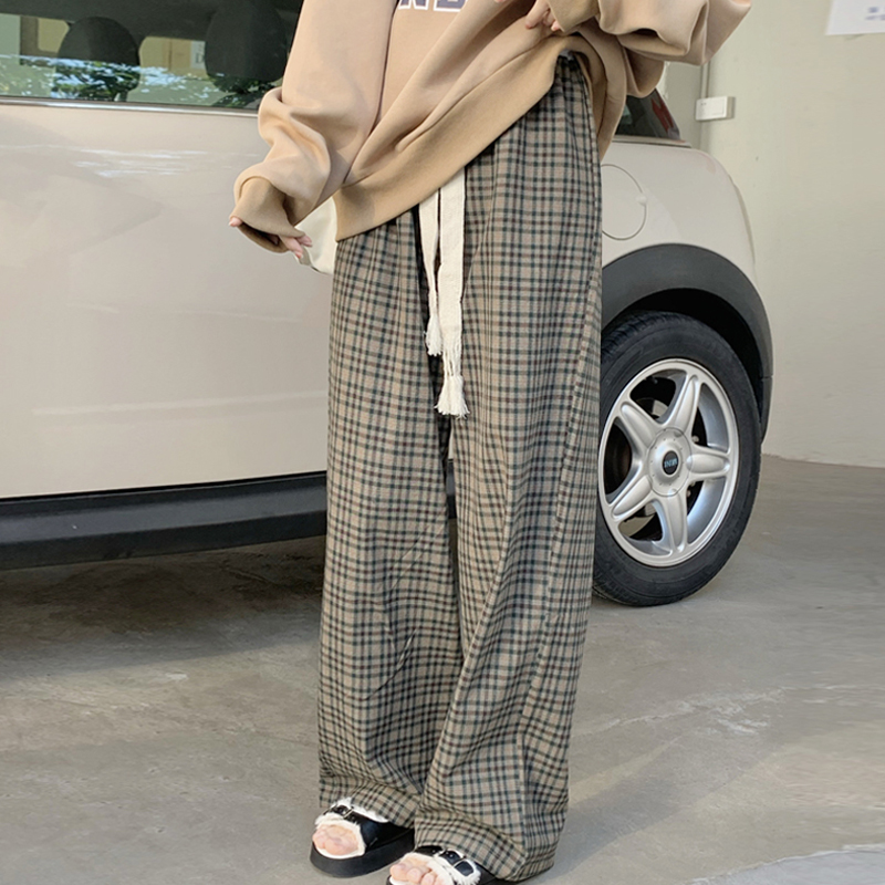 พร้อมส่ง 🏓🐛 Sana pants กางเกงขายาวลายสก็อต (IN36142)