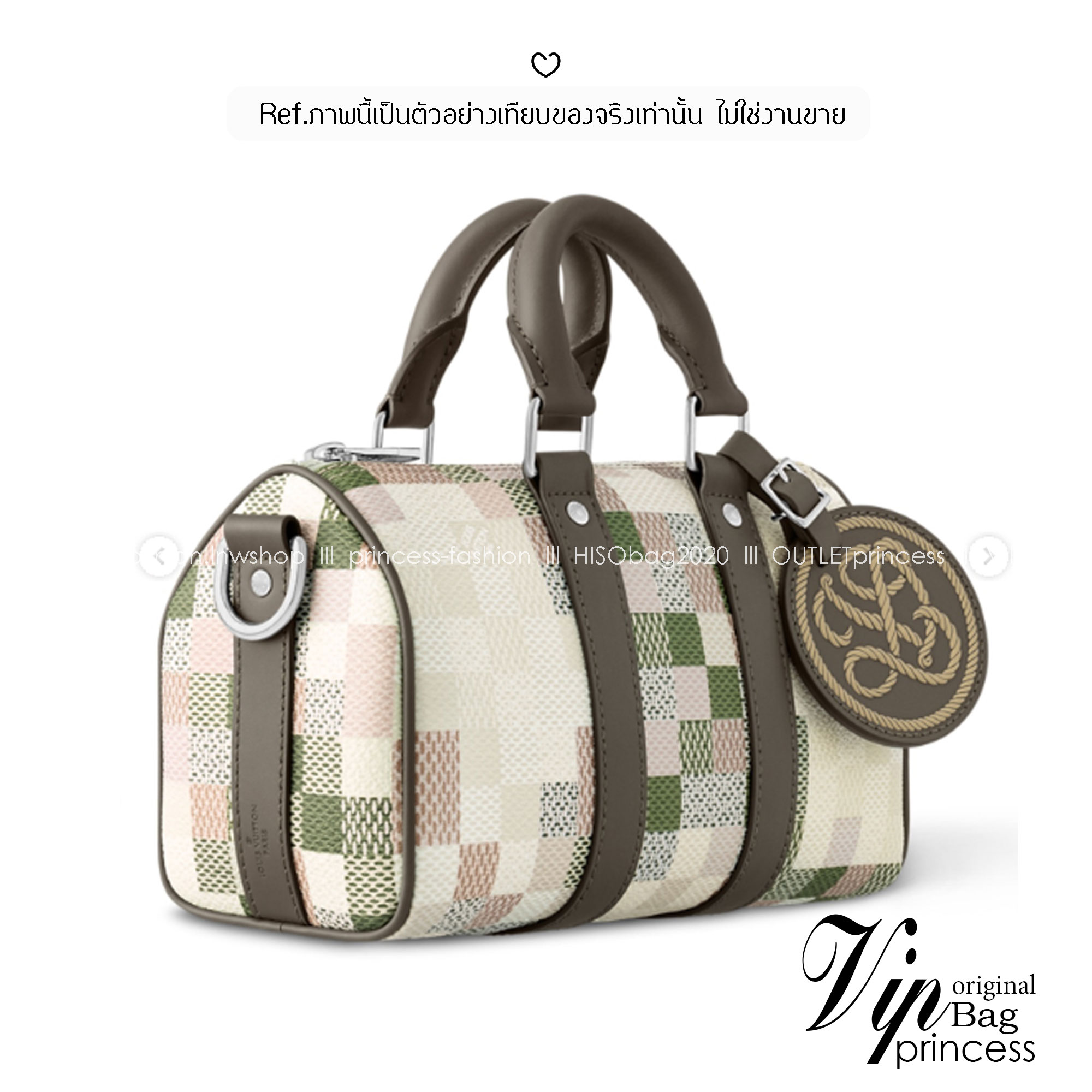 ORI | 🐍 LV Keepall 25 Snakoflage for Lunar New Year กระเป๋าทรงหมอน สปีดี้คอลใหม่แท็กลายงูต้อนรับตรุษจีน หนังแท้แคนวาสแท้