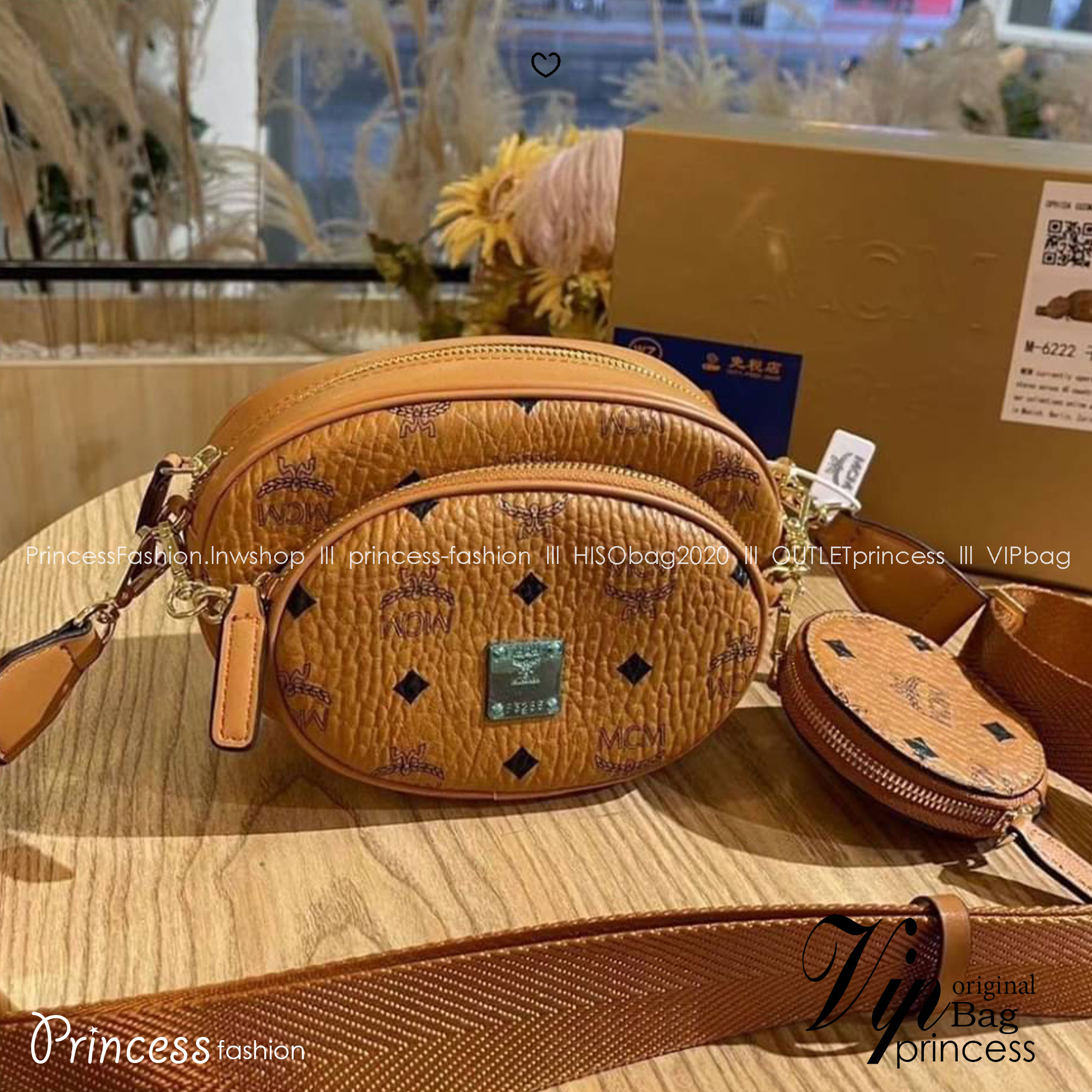 ORI | M.C.M ESSENTIAL MULTI POCHETTE BAG IN VISETOS กระเป๋าสะพายมัลติฟังก์ชั่น ดีไซน์กระเป๋าทรง pouch 3 ชิ้นสุดคุ้ม สามารถประกอบเข้าด้วย หรือแยกชิ้นใช้งานได้หมด ครบครันตอบโจทย์ทุกลุค