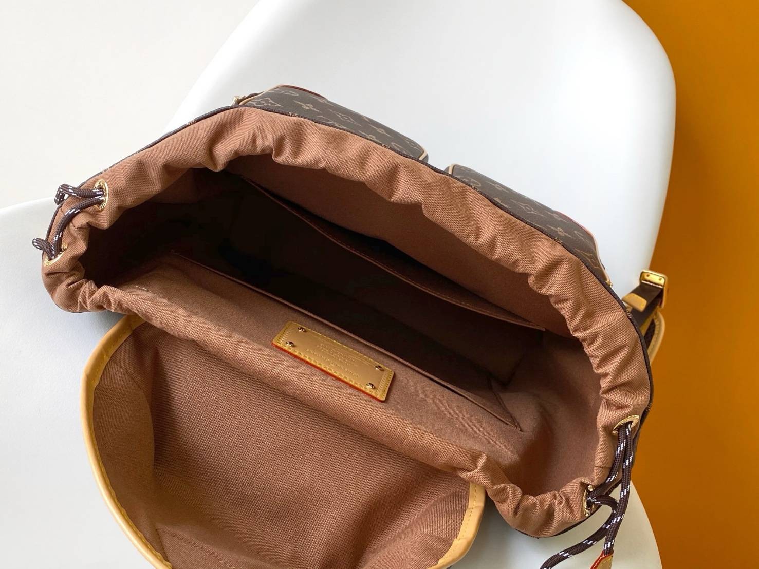 VIP หนังแท้ | LV Montsouris Cargo Backpacks Christopher Monogram กระเป๋าเป้ ลายโมโนแกรมสวยหรูคลาสสิก 🤍 เกรดวีไอพี เกรดดีสุด