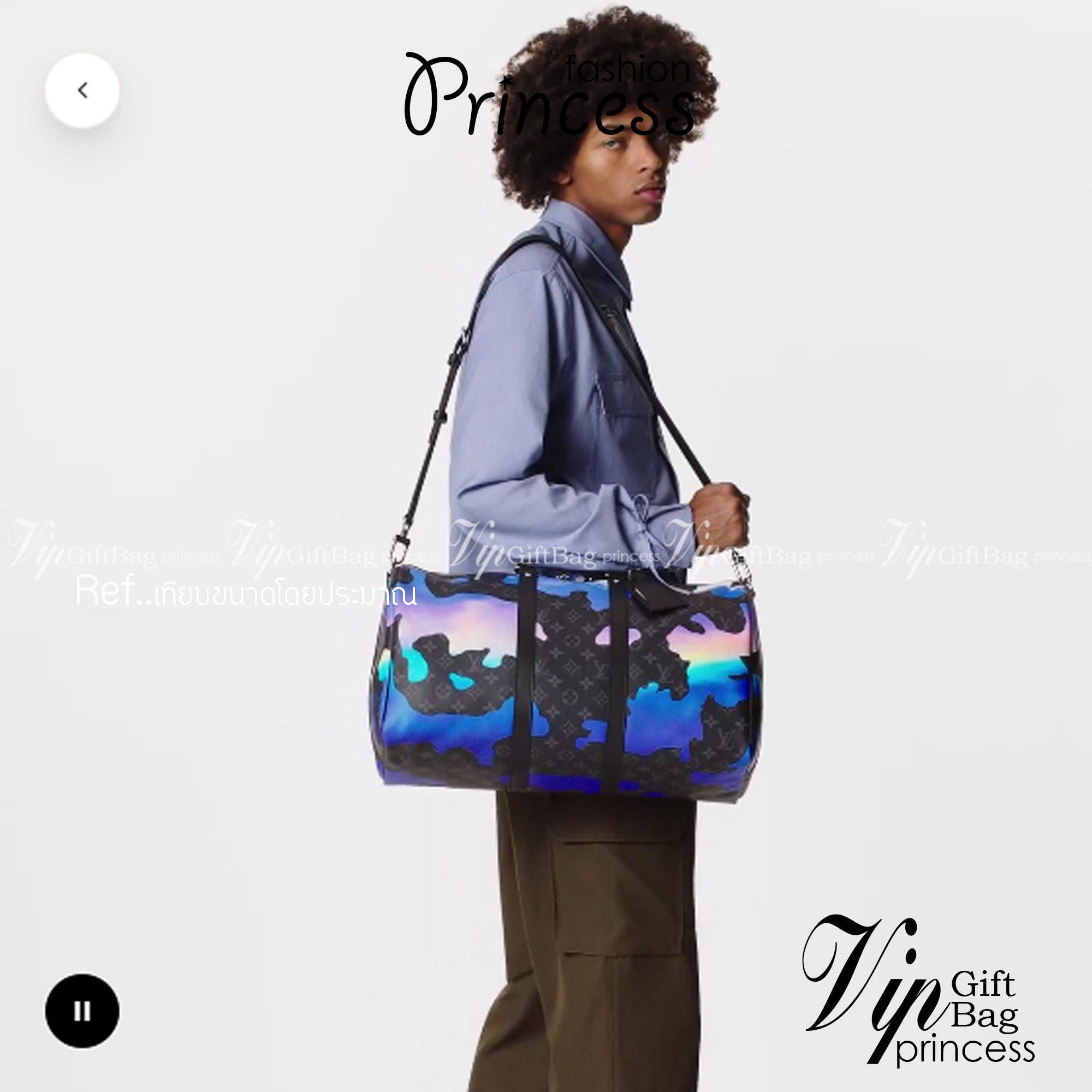 LV KEEPALL 45B BAG กระเป๋าเดินทางสุดคลาสสิค KEEPALL BANDOULIERE MONOGRAM ECLIPSE REVERSE MULTICOLOR สะท้อนแรงบันดาลใจจากคอลเล็คชั่น “Room with a View” สำหรับสิ้นปี 2022 ทึ่ใครๆก็เฝ้ารอ ไอเท็มที่จะทำให้การเดินทางไม่ธรรมดาอีกต่อไป ด้วยดีเทลความเป็นเอกลักษณ์