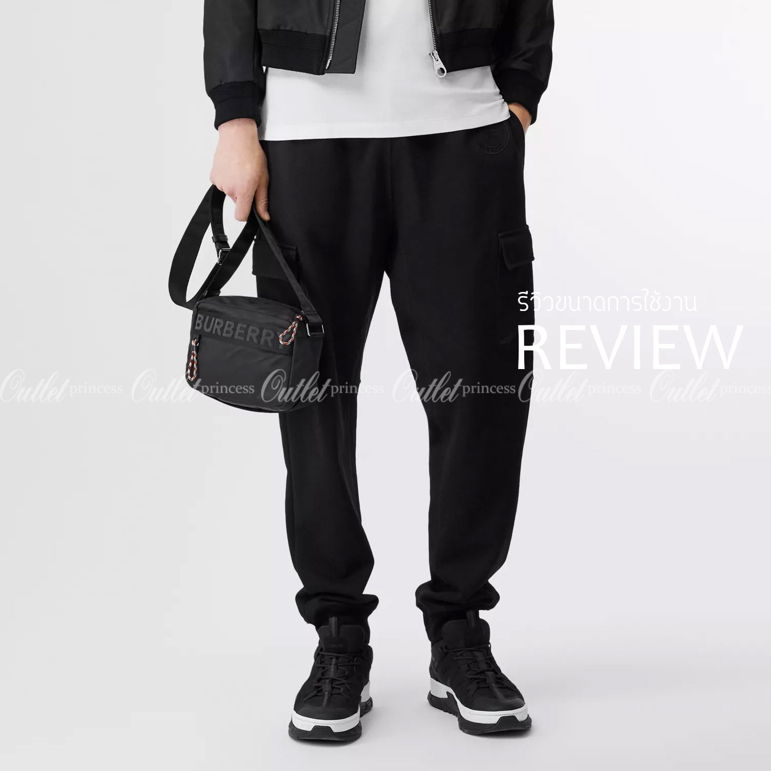 VIP 】BURBERRY FRAGRANCES CROSSBODY BAG VIP GIFT WITH PURCHASE (GWP) พรีเมี่ยมกิ๊ฟ Limited Edition จากน้ำหอม BURBERRY วัสดุ Nylon Canvas ทรงเหลี่ยมน้ำหนักเบามีโลโก้แบรนด์คาดด้านหน้าพร้อมช่องซิปใส่ของ เปิดปิดด้วยซิปหัวซิปแบรนด์สไตล์สปอร์ต ภายในมีช่องใส่บัตร