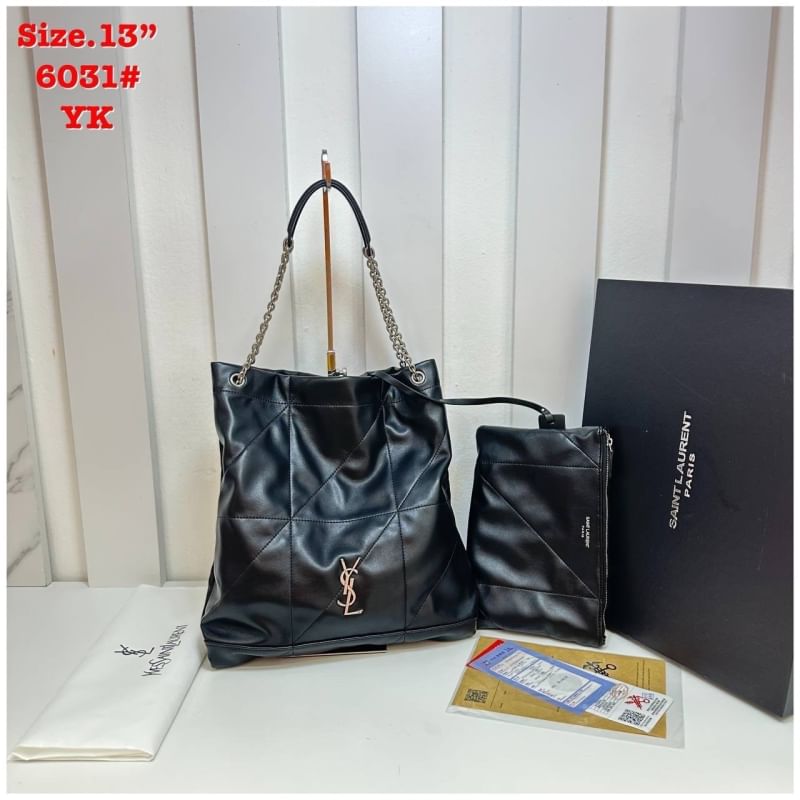 YSL JAMIE 4.3 POCHON / YSL TOTE BAG กระเป๋าสะพายทรงโท้ทรุ่นใหม่ ใบใหญ่งานหนังเต็มใบ รูปทรงใช้งานง่าย ด้านในกว้างมาก จุของได้เยอะ แถมใบลูกไว้ใส่ของจุกจิกได้อีก คุ้มค่าที่สุด