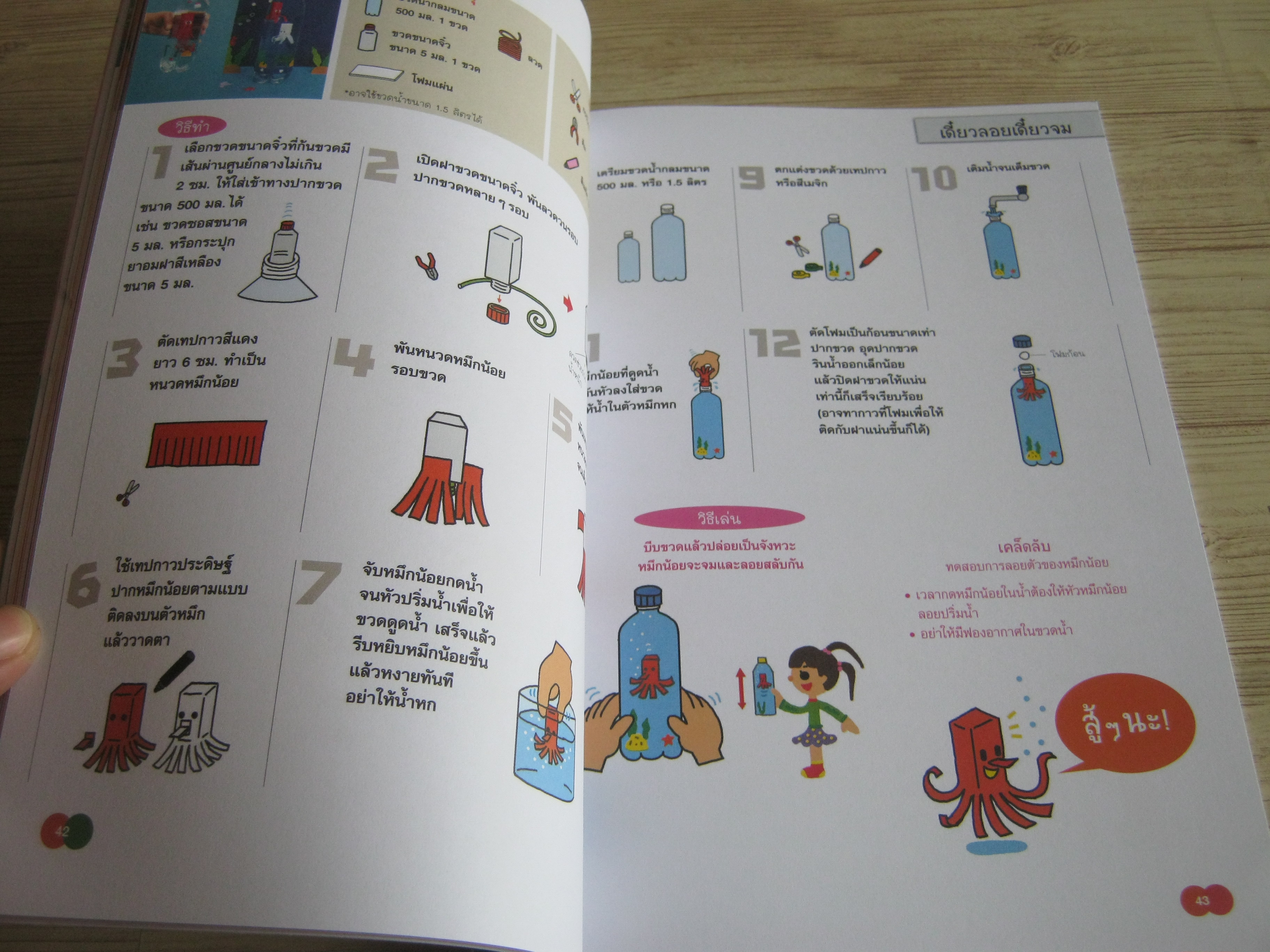 ขนขยะมาประดิษฐ์ แปลงขวดน้ำเป็นของเล่น ! Kimura Yuichi เขียน Miyamotot Etsuyoshi ภาพ ทินภาส พาหะนิชย์ แปล