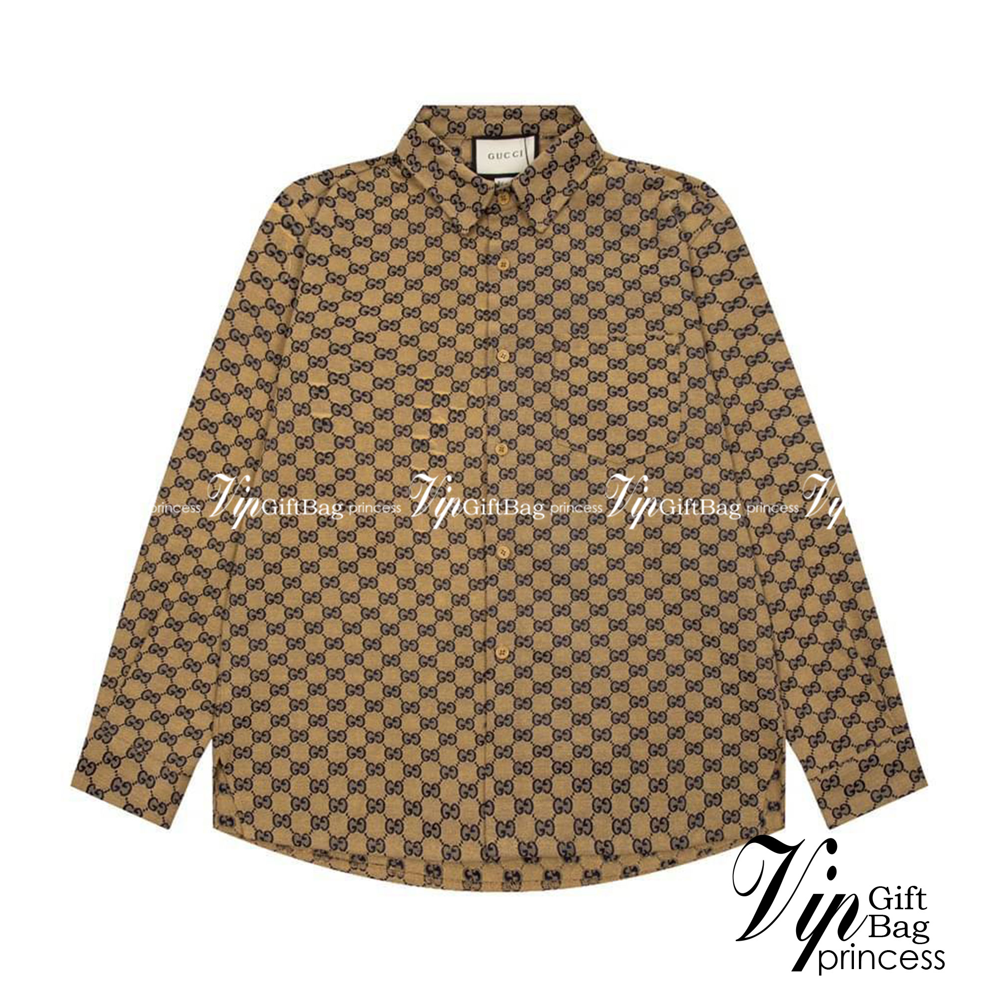 GUCCI Monogram Shirt / Gucci shirt เกรดออริจินอล มีป้ายแท็กที่คอเสื้อ ใส่ได้ทั้งผู้หญิงผู้ชาย พร้อมส่งที่ไทย ภาพสินค้าถ่ายจากงานขายจริง ใช้งานต่างประเทศได้