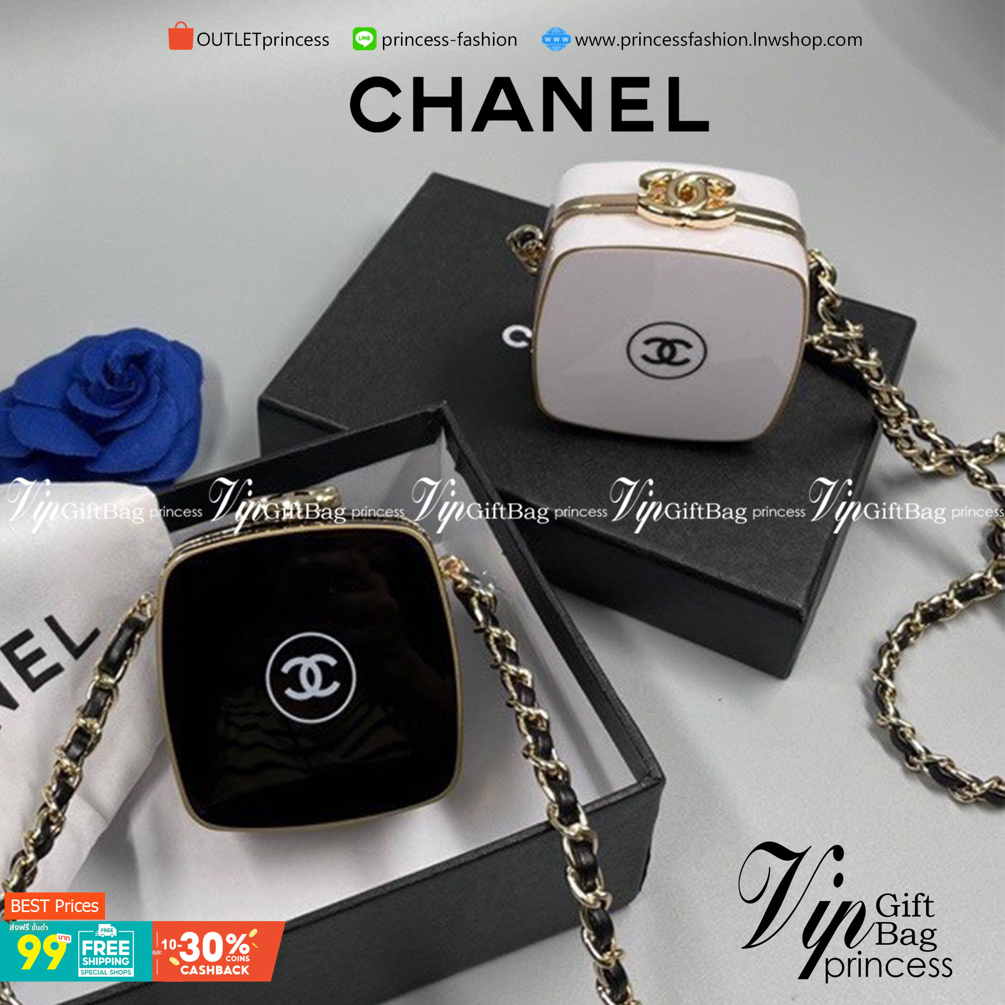 VIP 】CHANEL MINI BAG VIP GIFT WITH PURCHAS-GWP น้องคนสวยมาใหม่จ้า รุ่นใหม่กริ๊บ!!ละมุนคุณหนูต้องมาแล้วแหละ ไซส์มินิน่ารักมากค่ะ มาพร้อมสายสะพายนาวครอสบอดี้ อะไหล่สีทอง ใบนี้สาวๆต้องมีน้า ได้สวยก่อนใคร ต้องจัดแล้วจ้า งานจริงสวยน่าใช้ Chanel mini นาทีนี้กำล