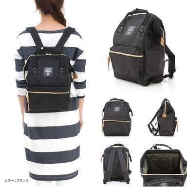 ANELLO POLYESTER CANVAS RUCKSACK รุ่นมินิ แบรนด์ดังสุดฮิตที่กำลังดังในประเทศญี่ปุ่น กระเป๋าเป้สไตล์คาวาอิ รูปทรงแปลกใหม่มีสไตล์เป็นของตัวเอง วัสดุผ้าแคนวาส ปากกระเป๋ากว้างมีโครง ง่ายสำหรับเวลาใส่สัมภาระ ภายในมีช่องเล็กและช่องใหญ่ใช้งานง่าย เปิดปิดด้วยซิปค
