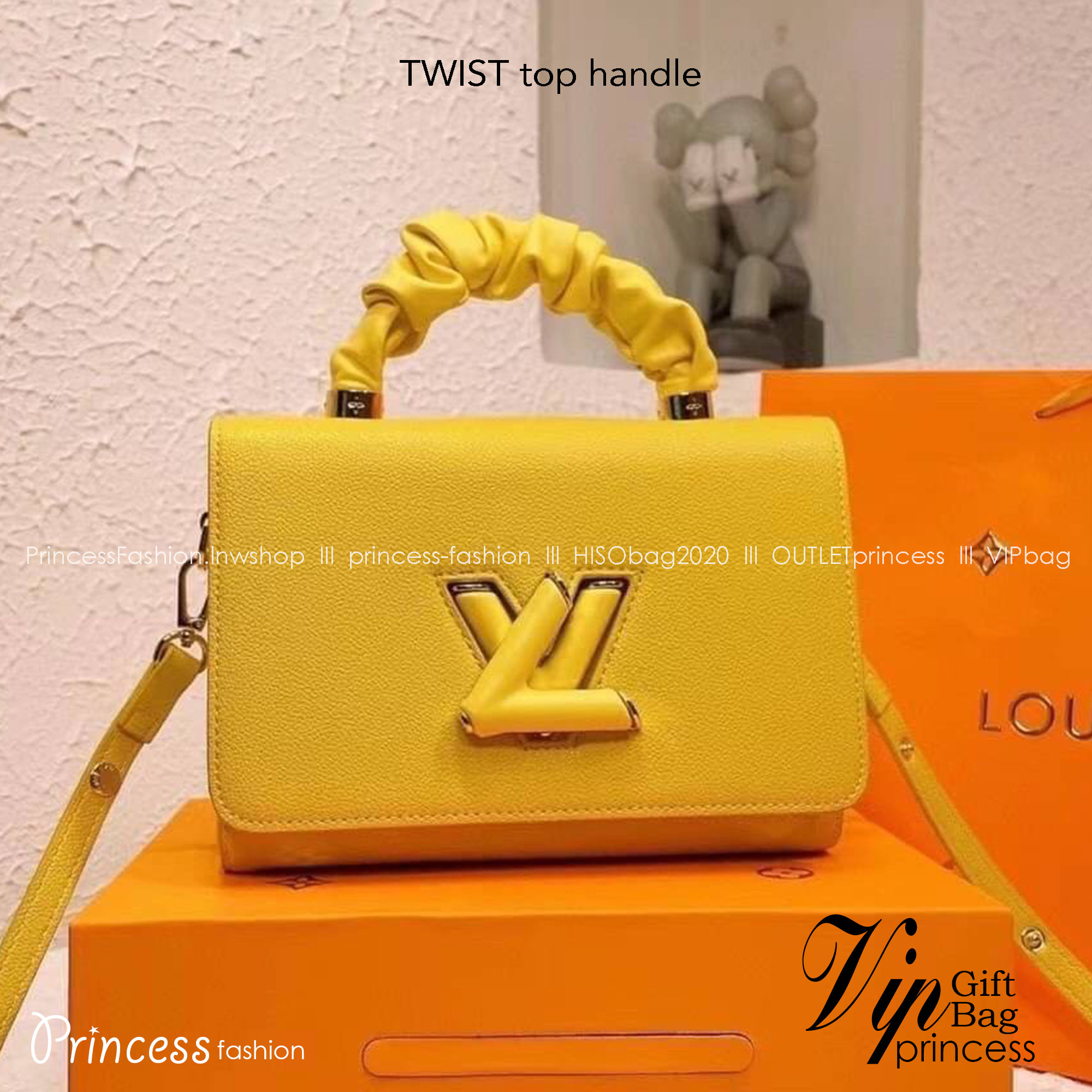 LV TWIST top handle ที่สุดของความสวยในราคาเบาๆ กระเป๋าถือสุดหรู ดีไซน์ทรงคลาสสิค ดีงามม้ากกกก!! มาพร้อมหูจับในตัว ด้วยรูปทรงวินเทจ พร้อมส่งครบ box set ในราคาที่คุ้มที่สุด จัดเถอะค่า ยืนยันว่าสวยคุ้ม!!