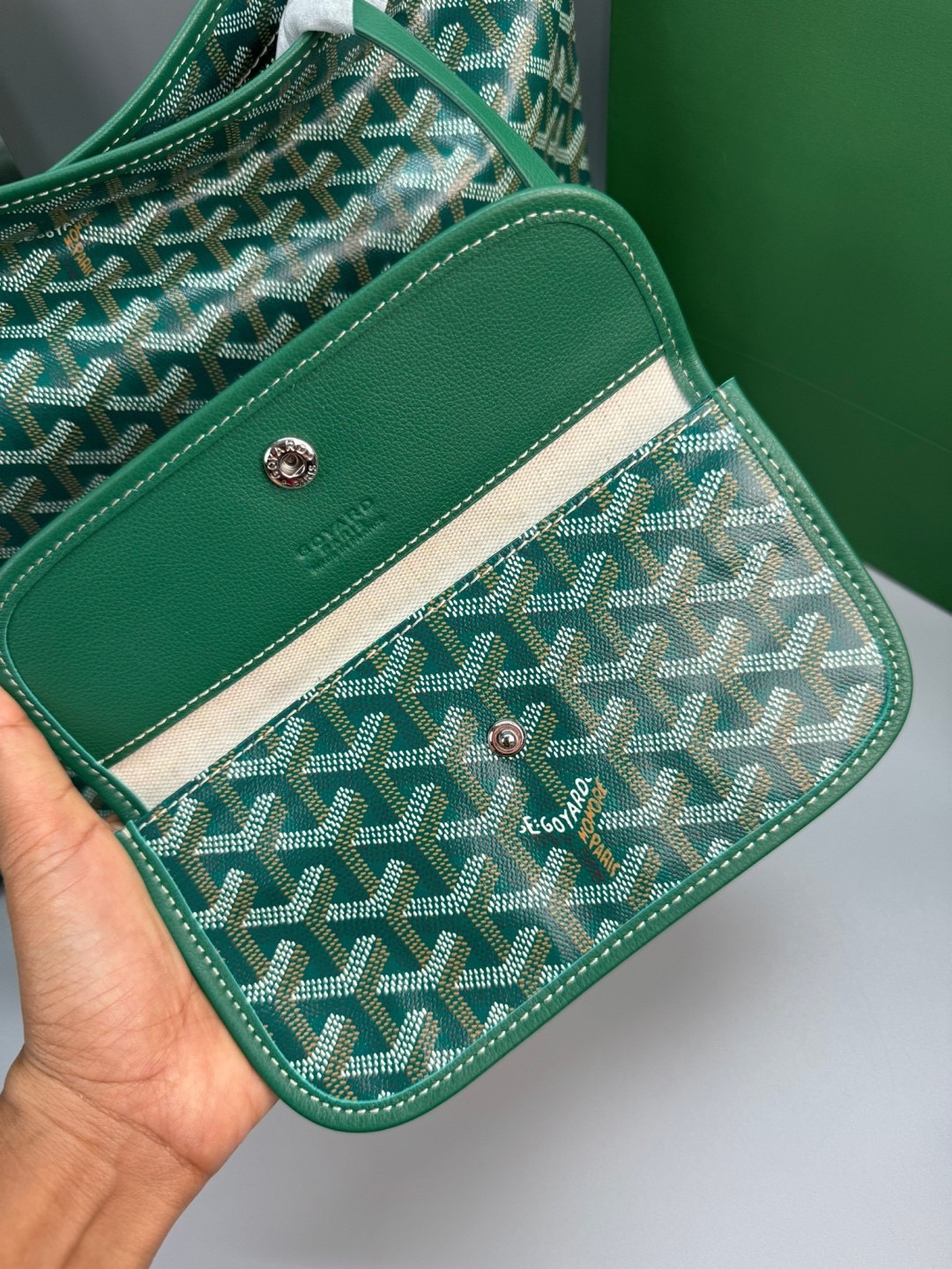 GOYARD Boheme Hobo Heart Shape Bag / GOYARD Tote Bag กระเป๋าทรงโท้ทใบใหญ่ หนังแท้สวยเป๊ะ เกรดท็อปออริ สลับแท้ 1:1 เกรดดีสุด ใช้ต่างประเทศได้ ผ่านทุก ตม.